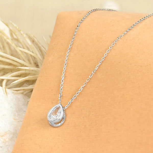 Elegant Drop Stone Necklace