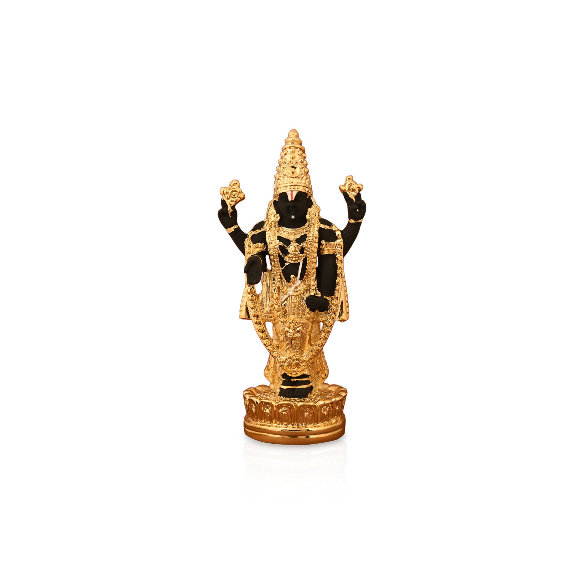 24K Gold Plated Shree Balaji Idol