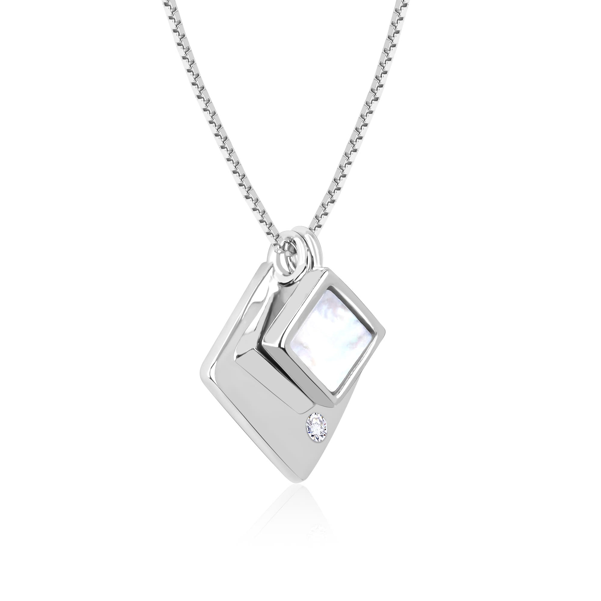 Overlapping Squares Necklace