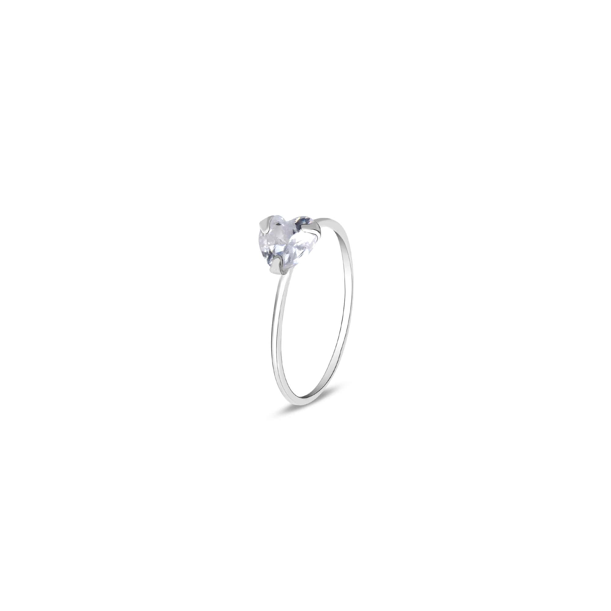 Heart Stone Nose Ring