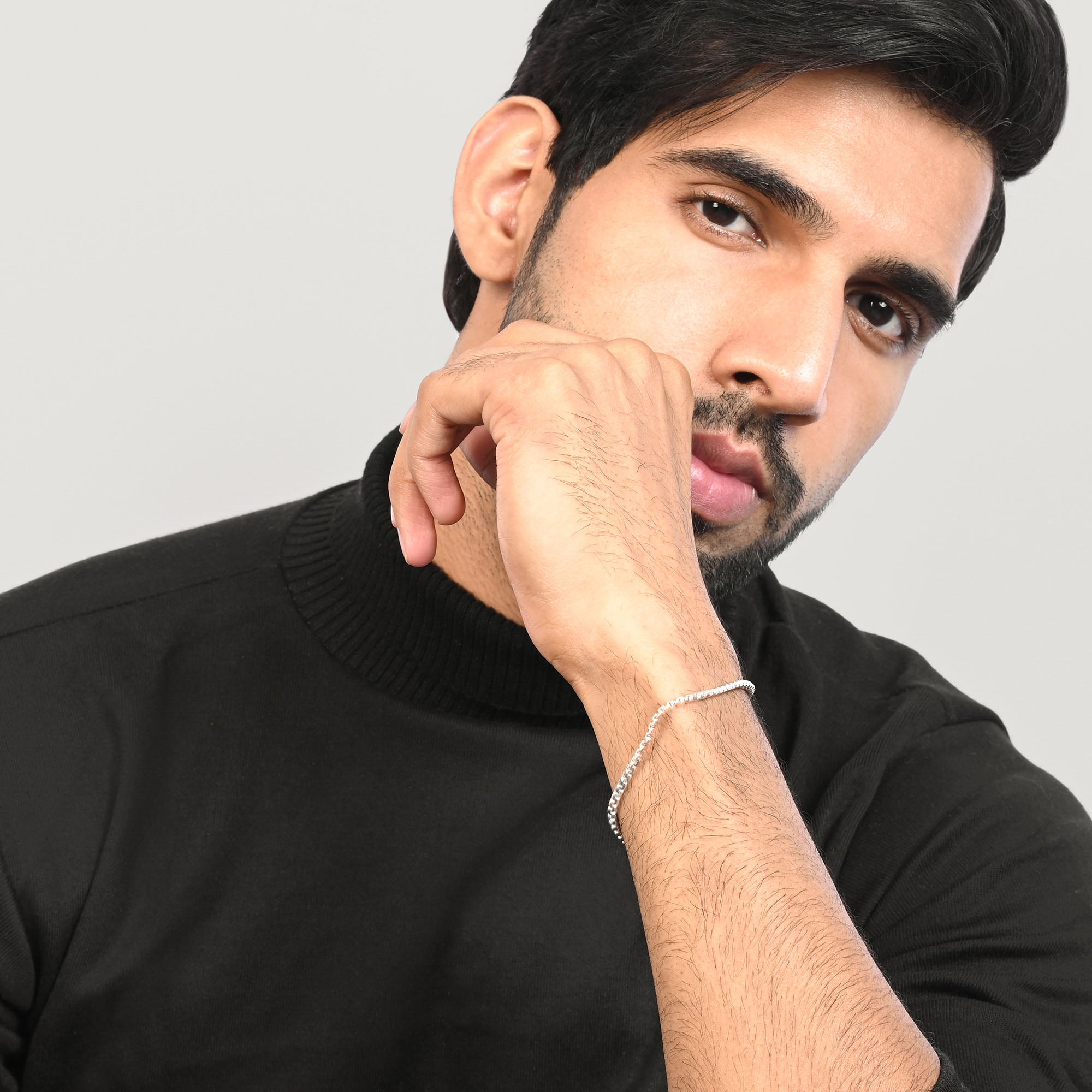 BlockLink Silver Chain Bracelet