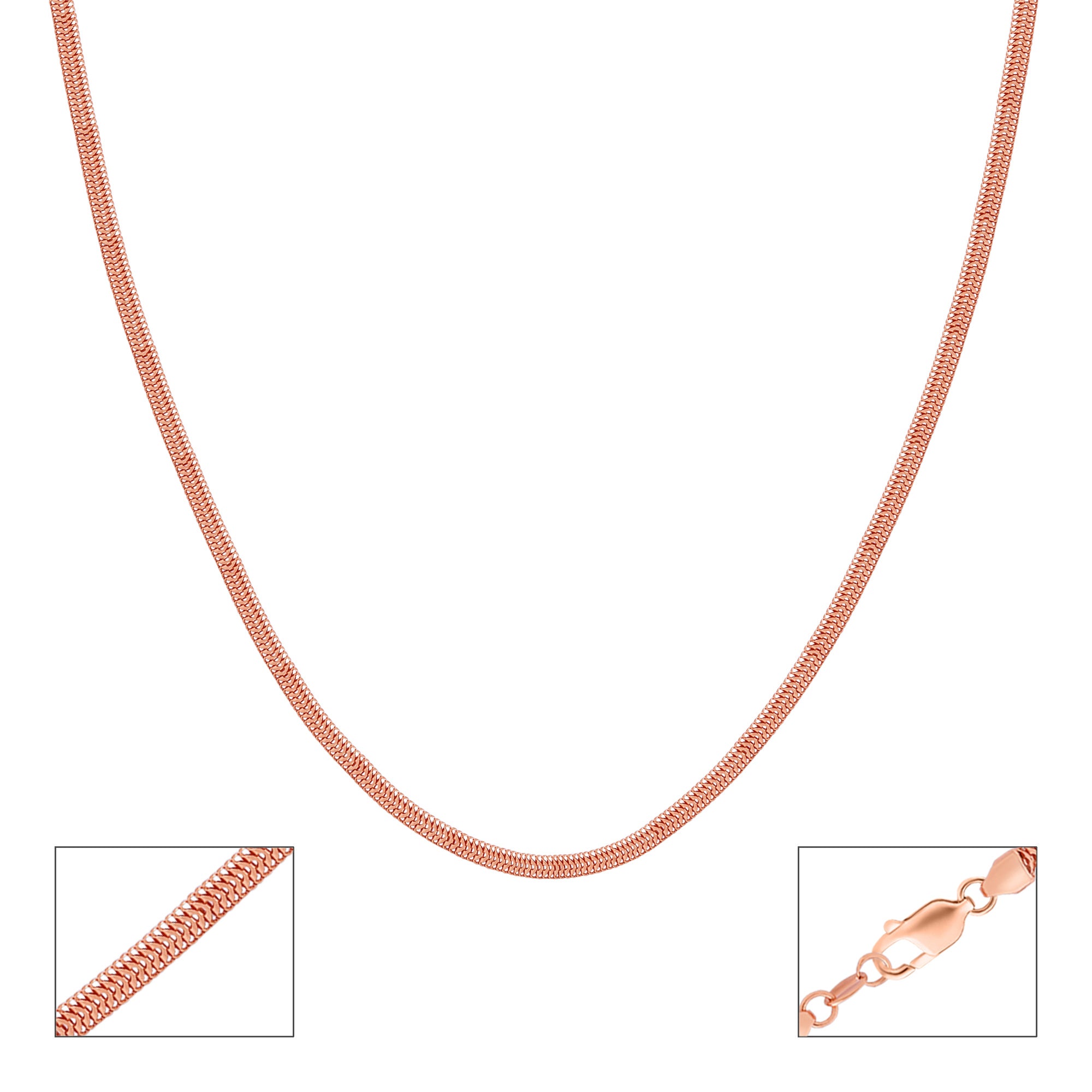 Ember Mesh Silver Chain