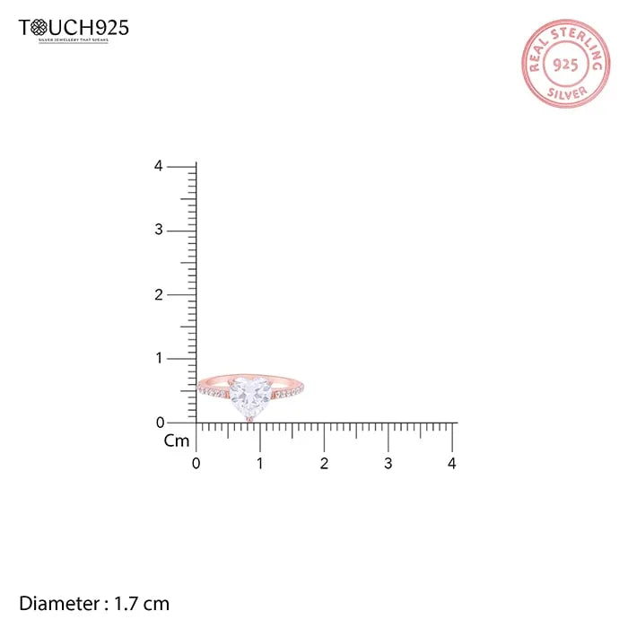 Heart Elegance Ring - Touch925