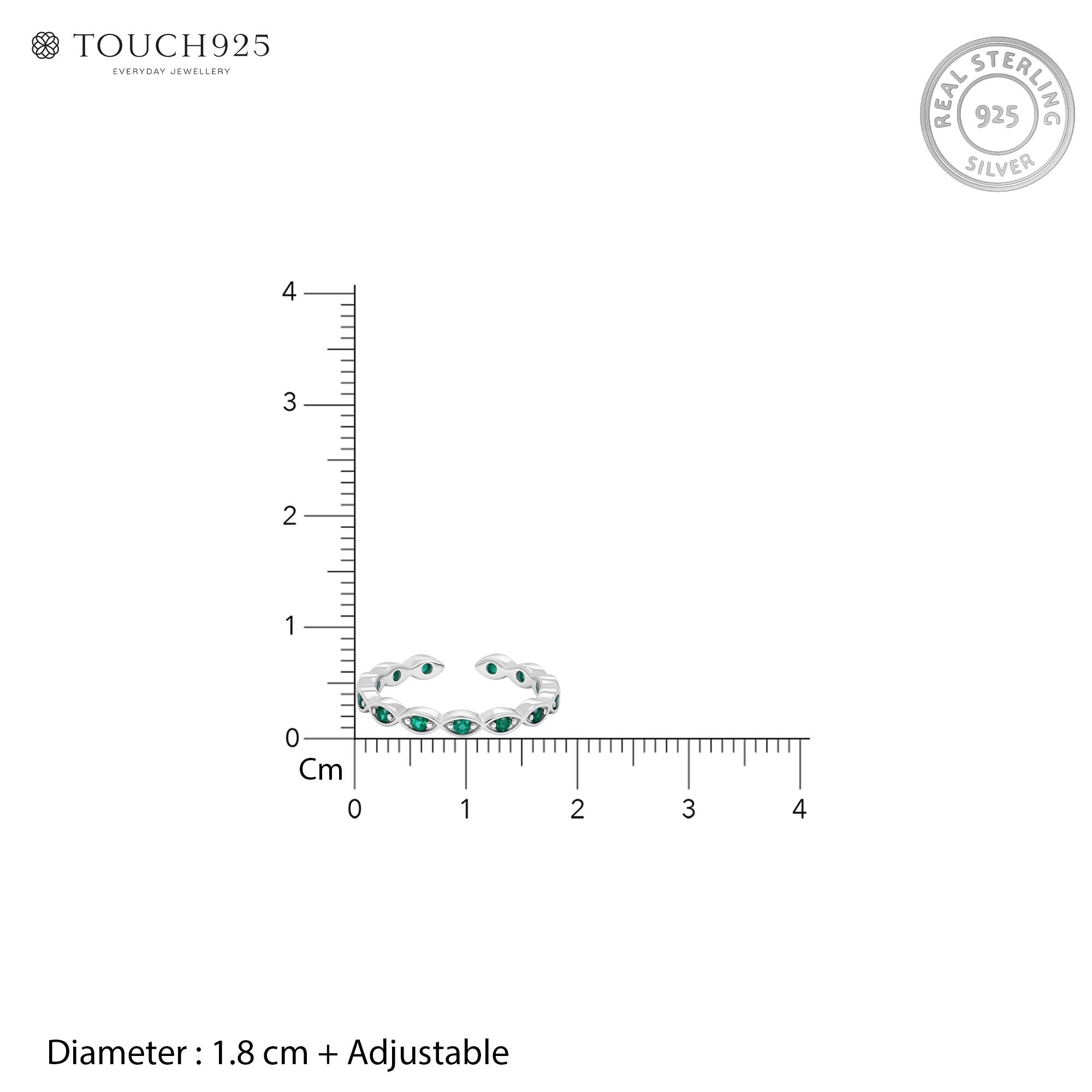 Emerelle Silver Toe Ring