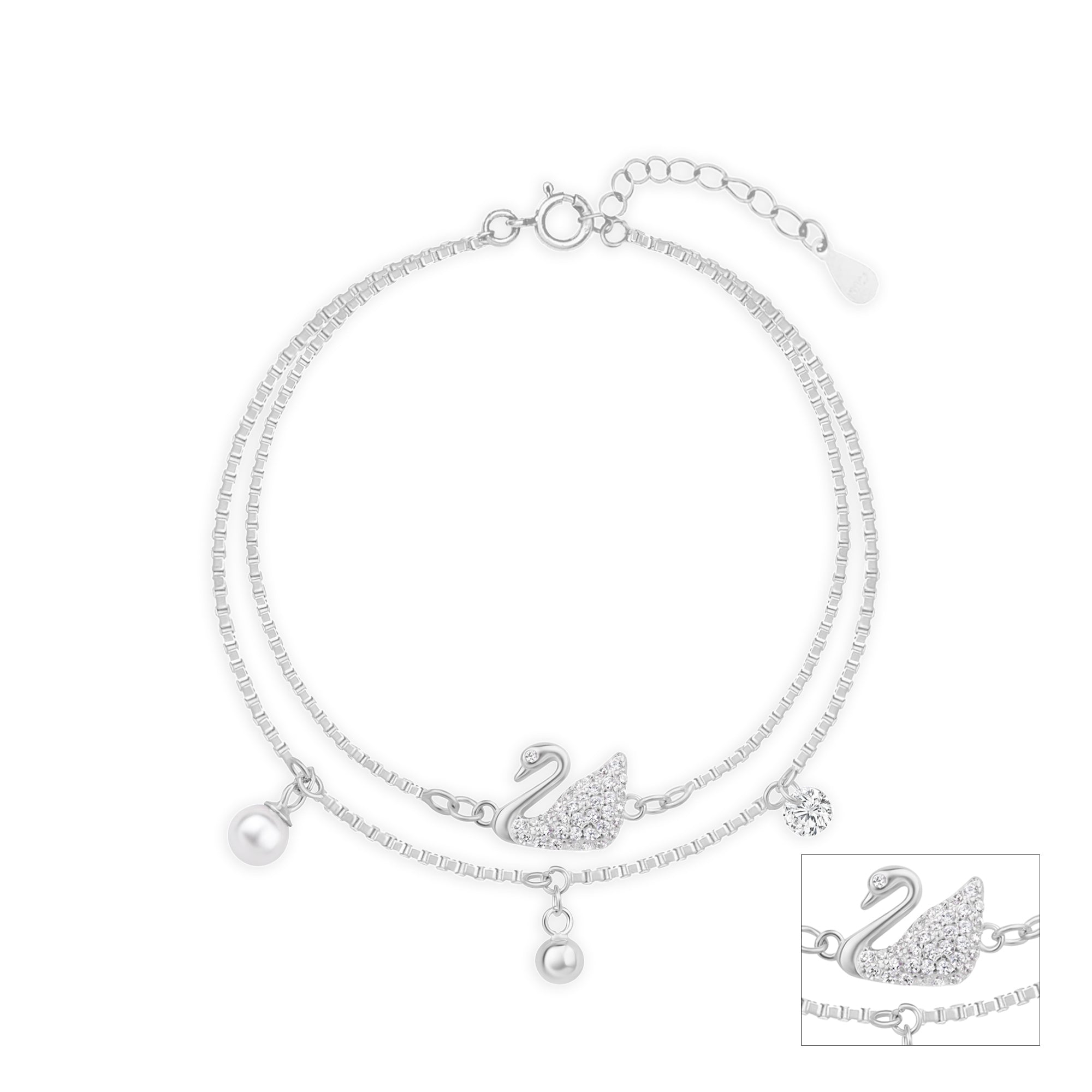 Elexir Swan Anklet