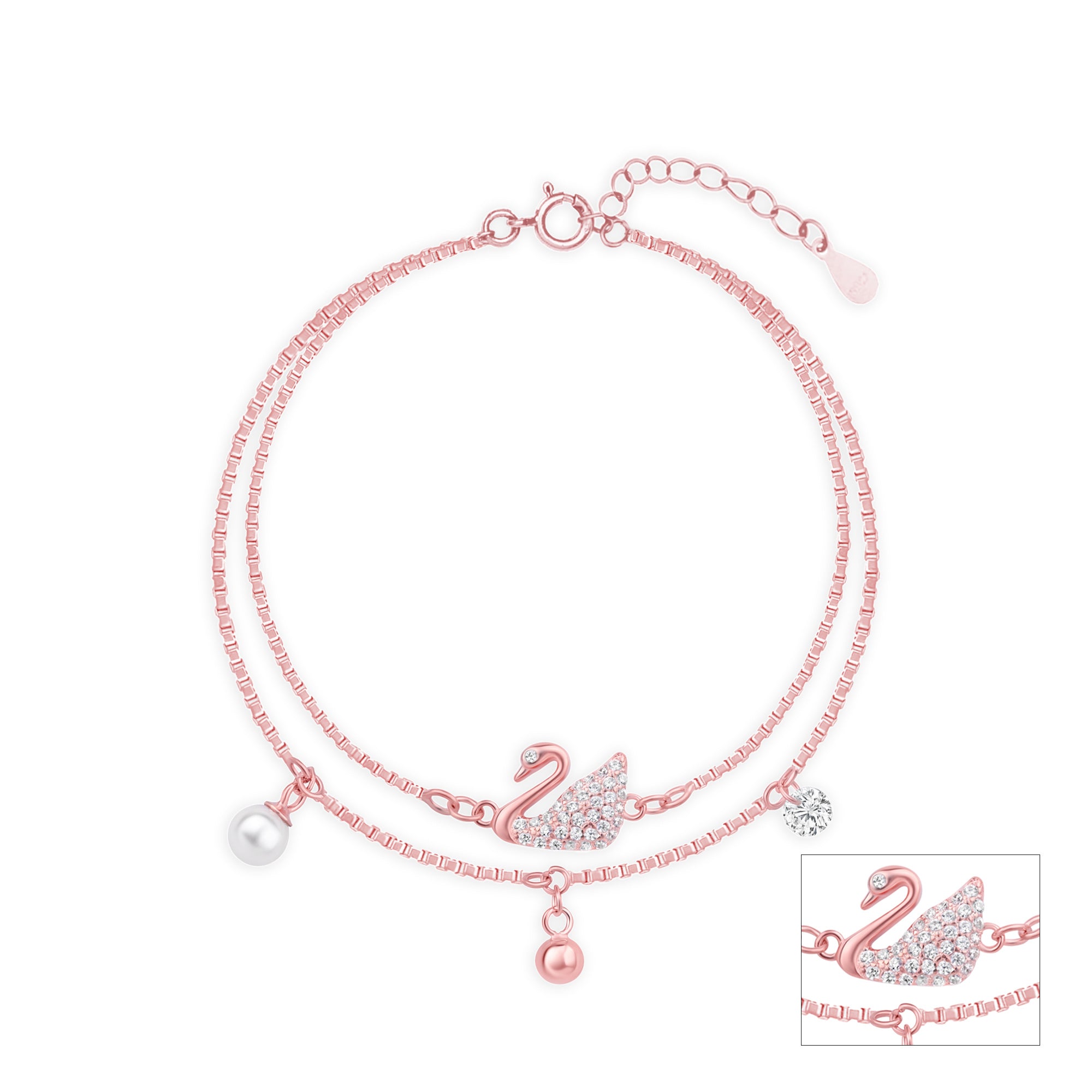 Elexir Swan Anklet