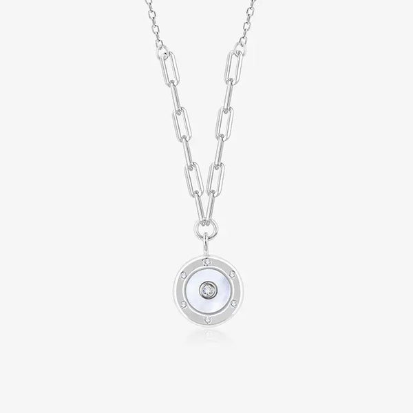 Circular Stone Necklace