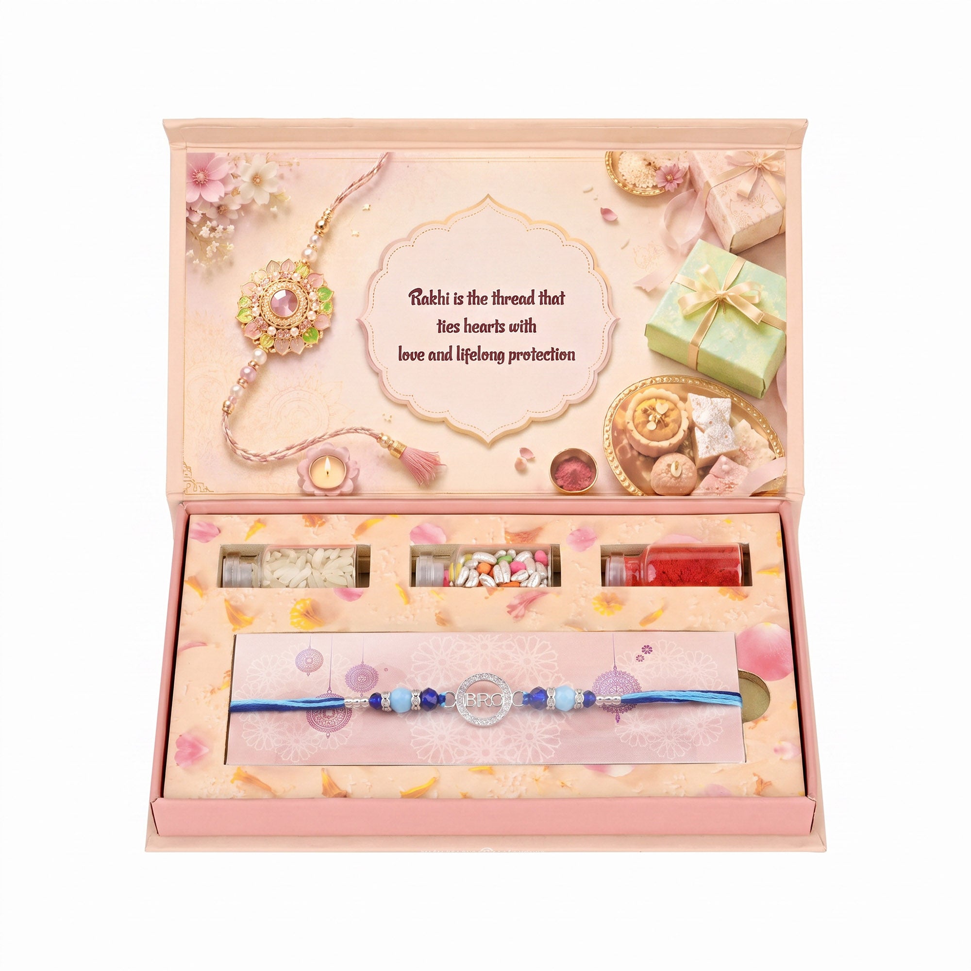 BRO Beaded Rakhi Gift Box