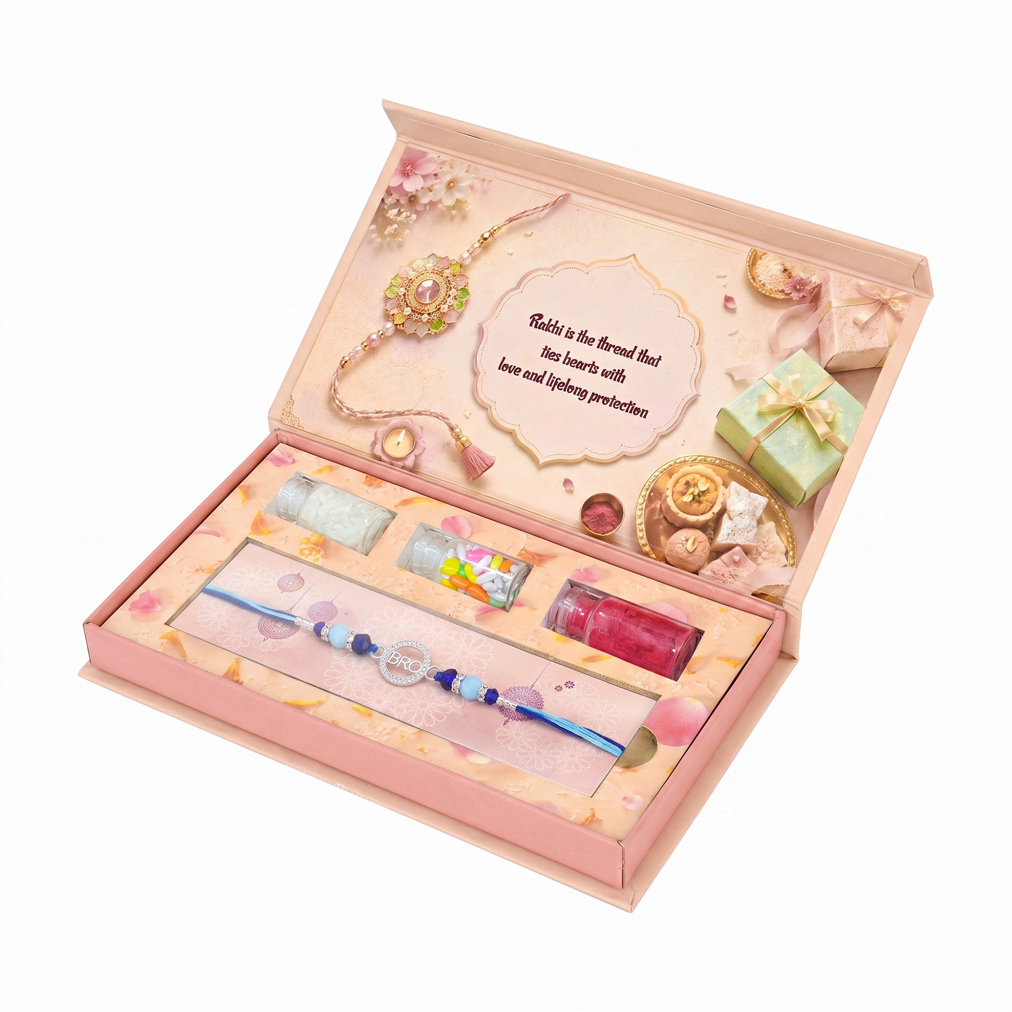 BRO Beaded Rakhi Gift Box