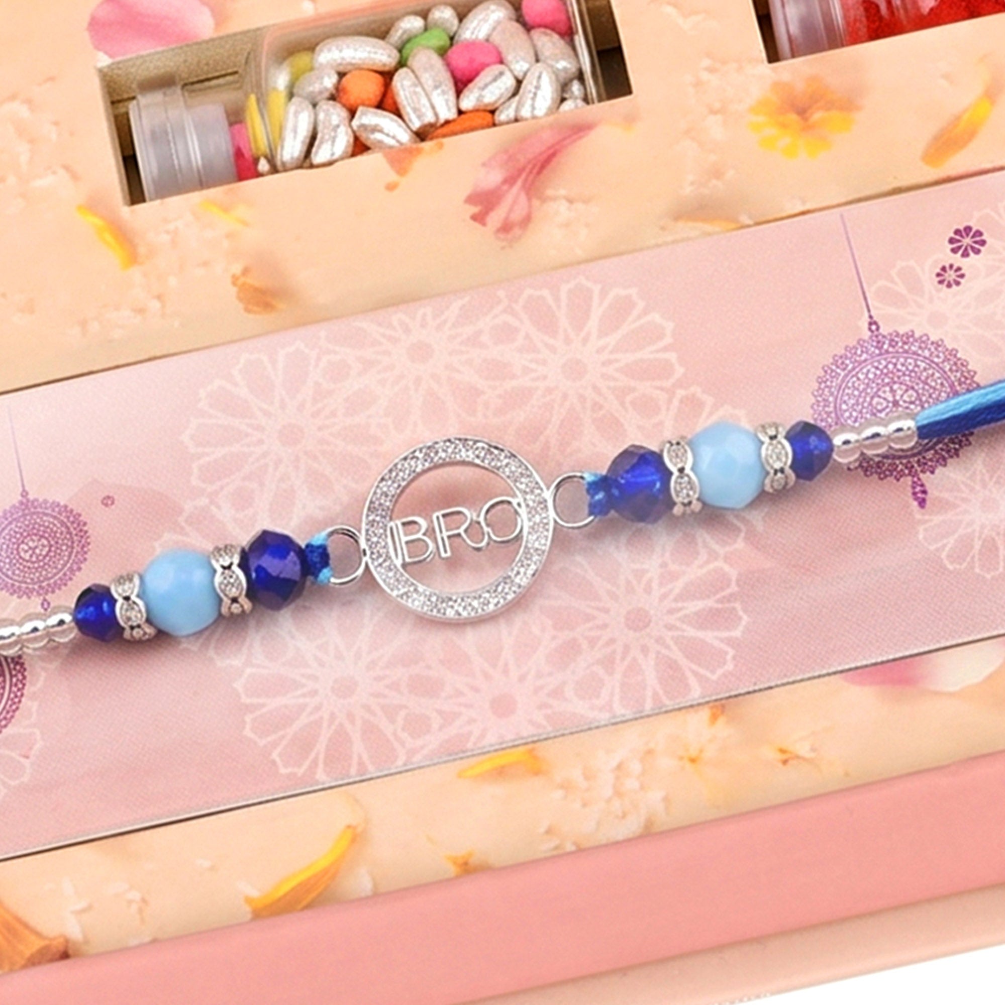 BRO Beaded Rakhi Gift Box