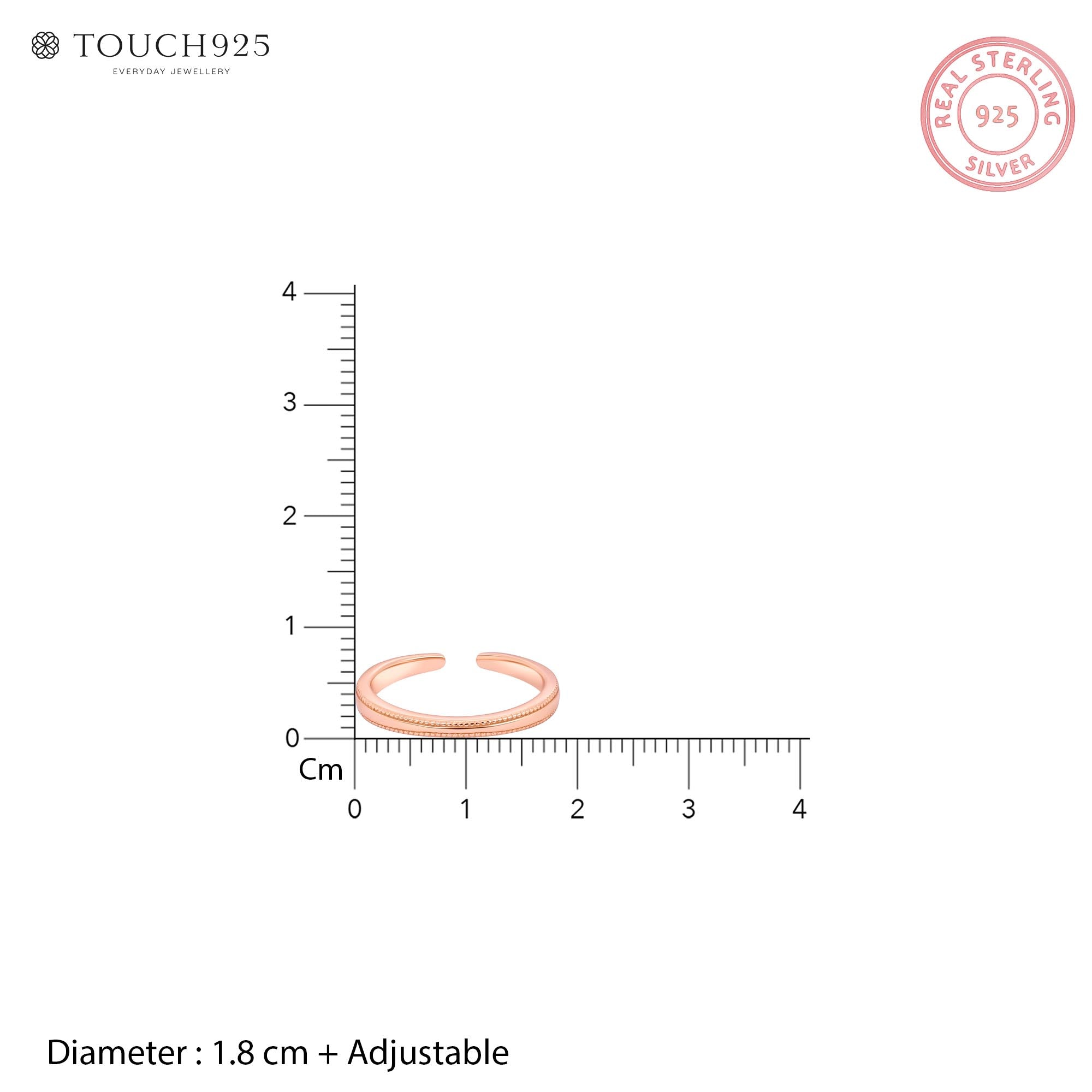 Serene Silver Toe Ring