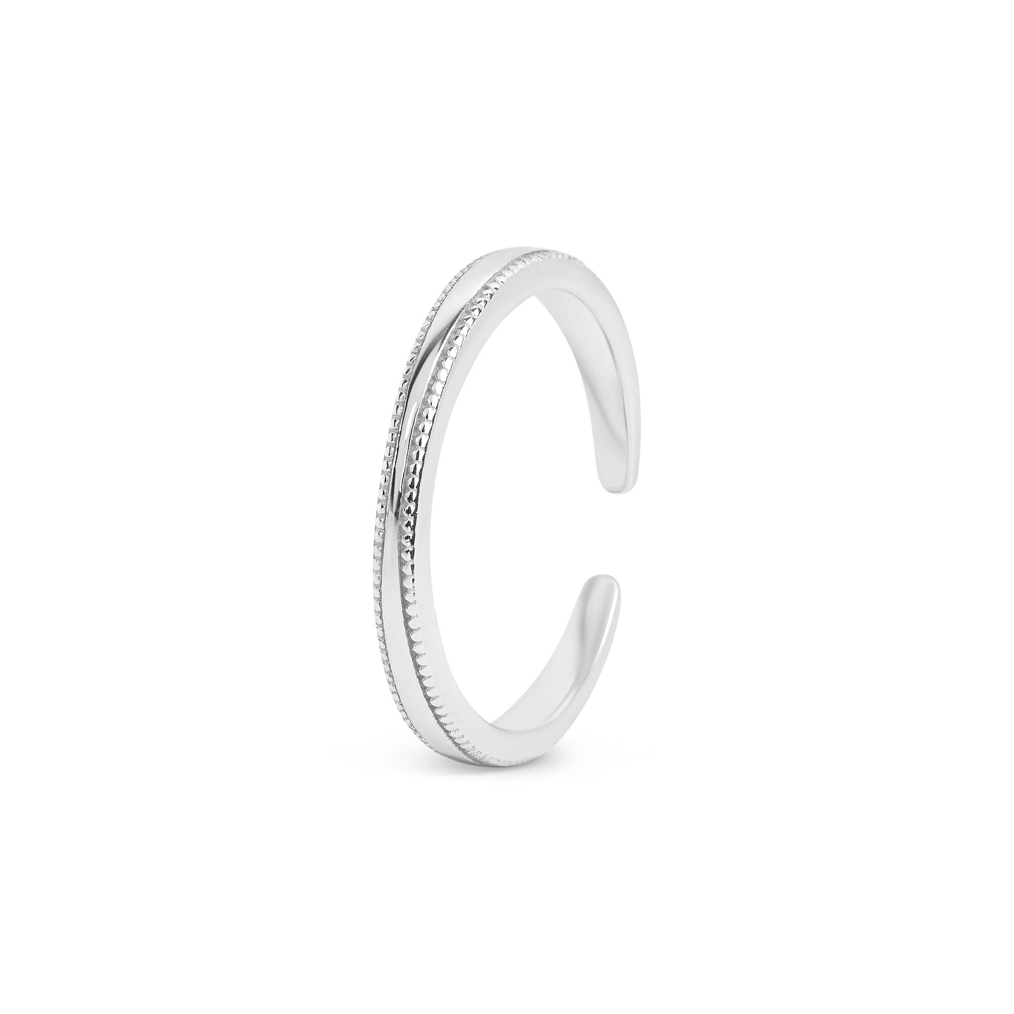 Serene Silver Toe Ring