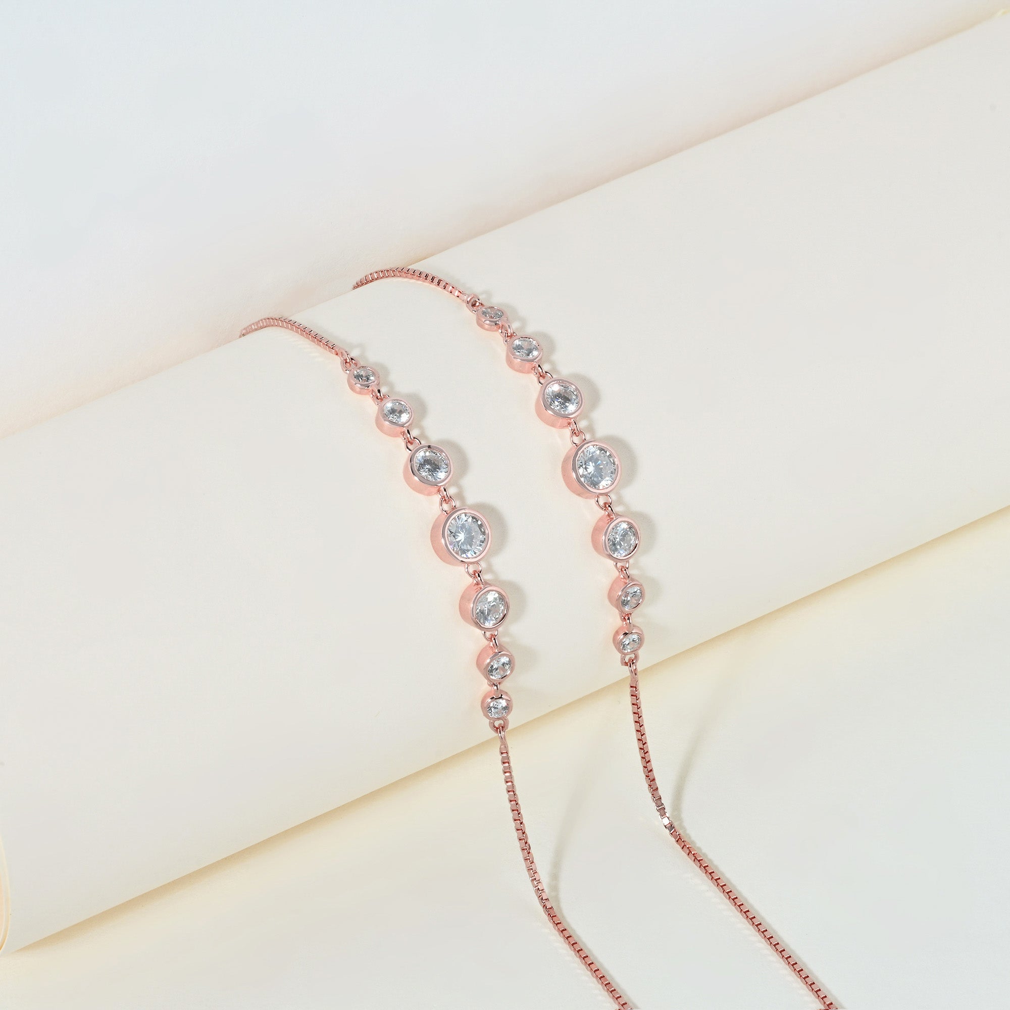 Crimson Silver Anklet