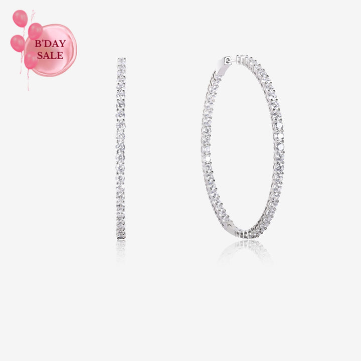 Dazzle Sphere CZ Hoops - Touch925