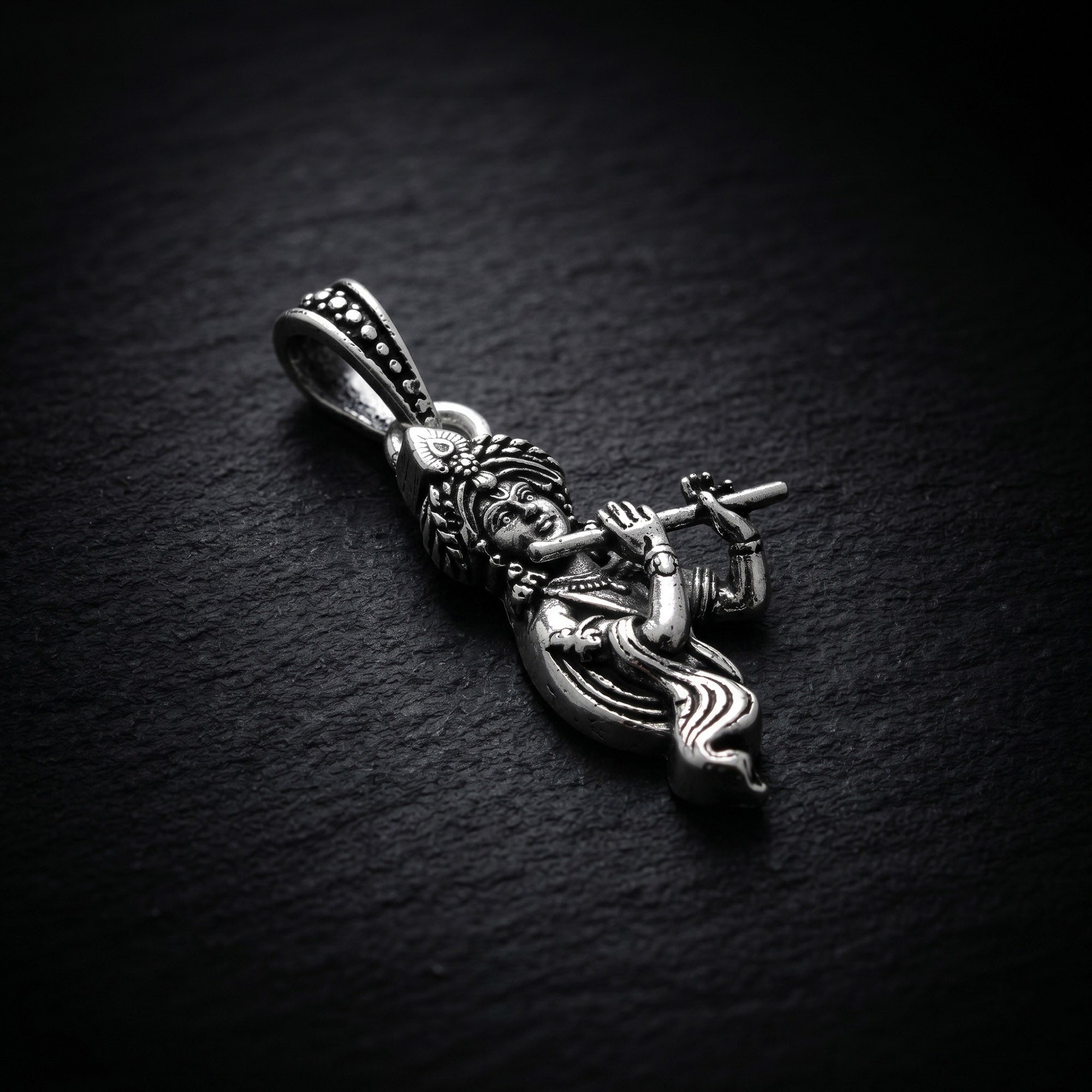 Divine Krishna Flute Pendant