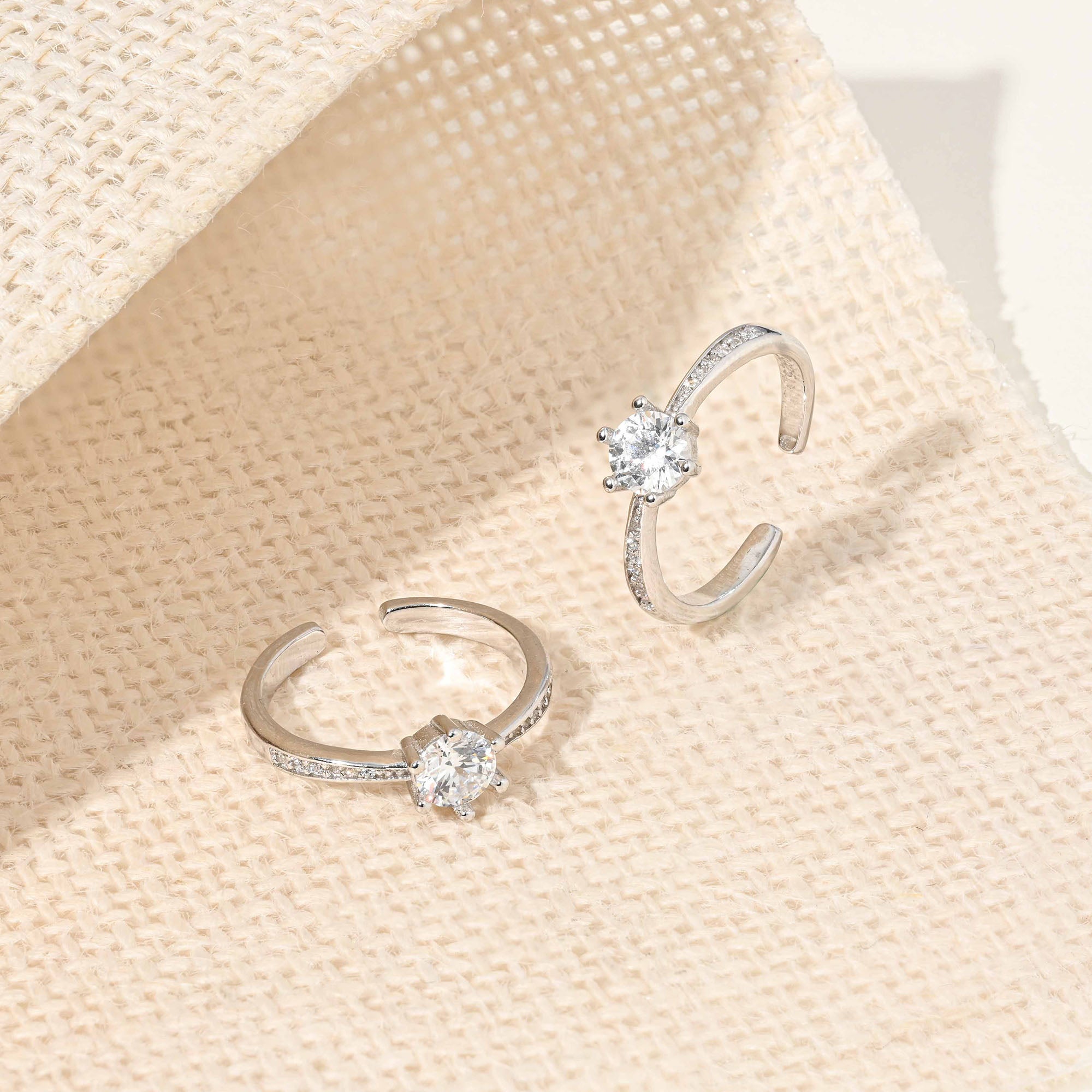 Solaira Silver Toe Ring