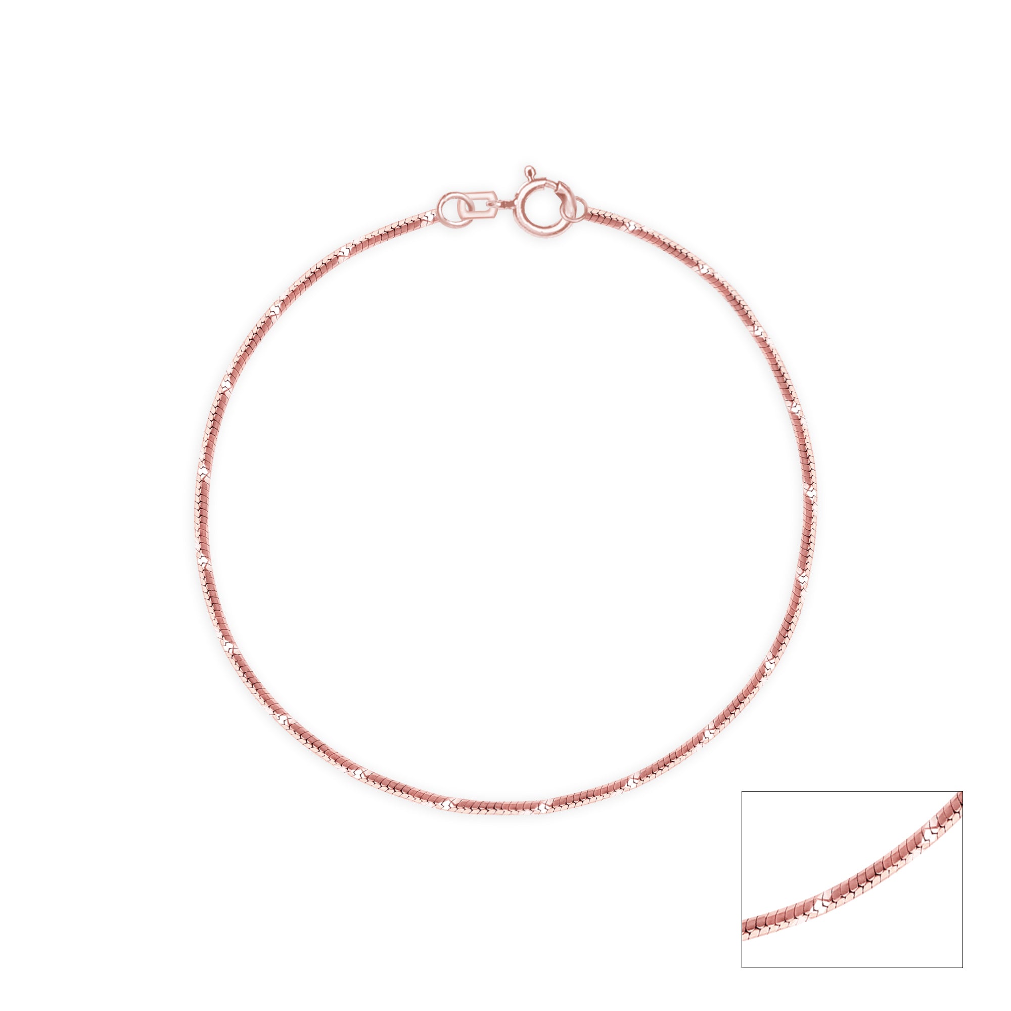 Twilight Shine Silver Anklet