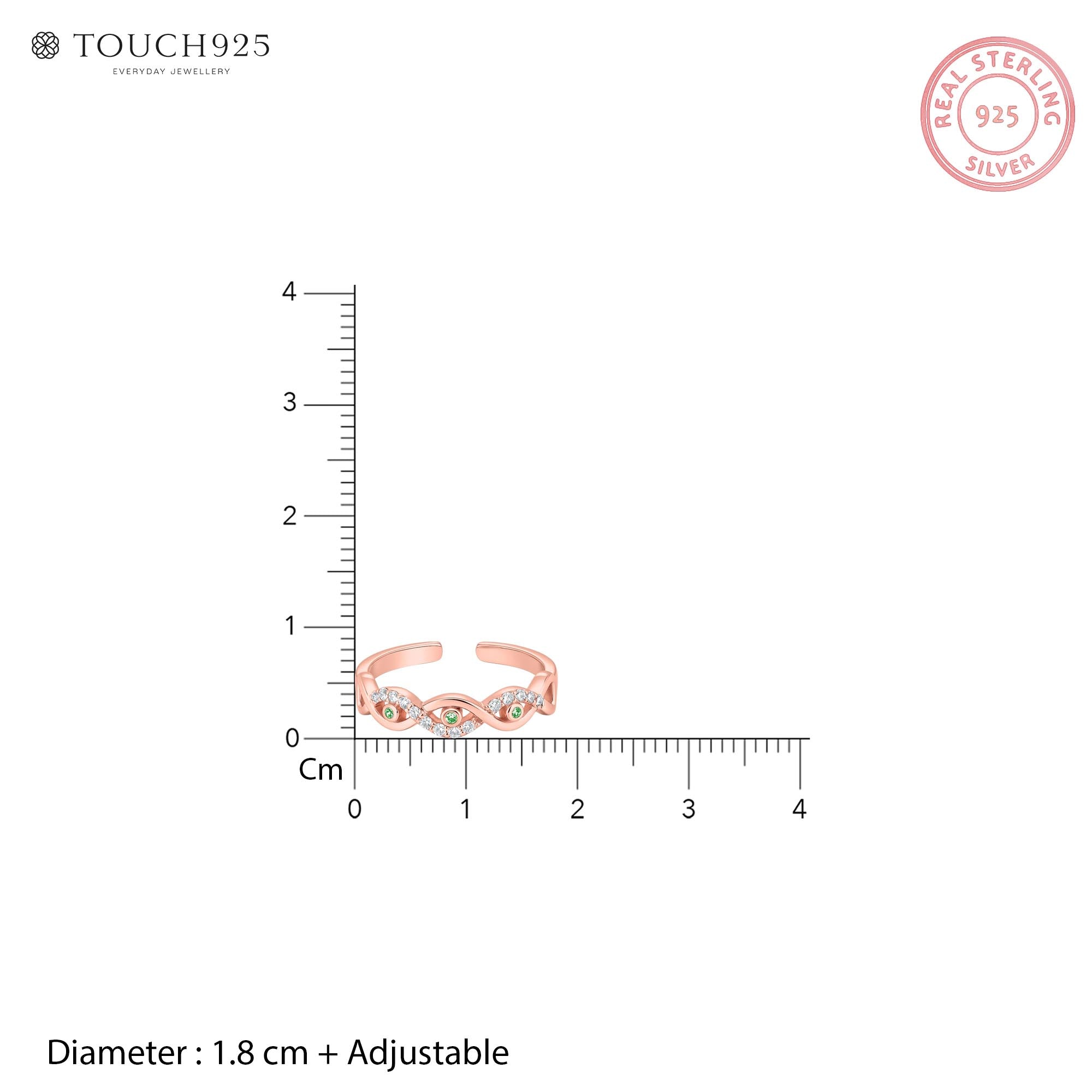 Elenza Silver Toe Ring