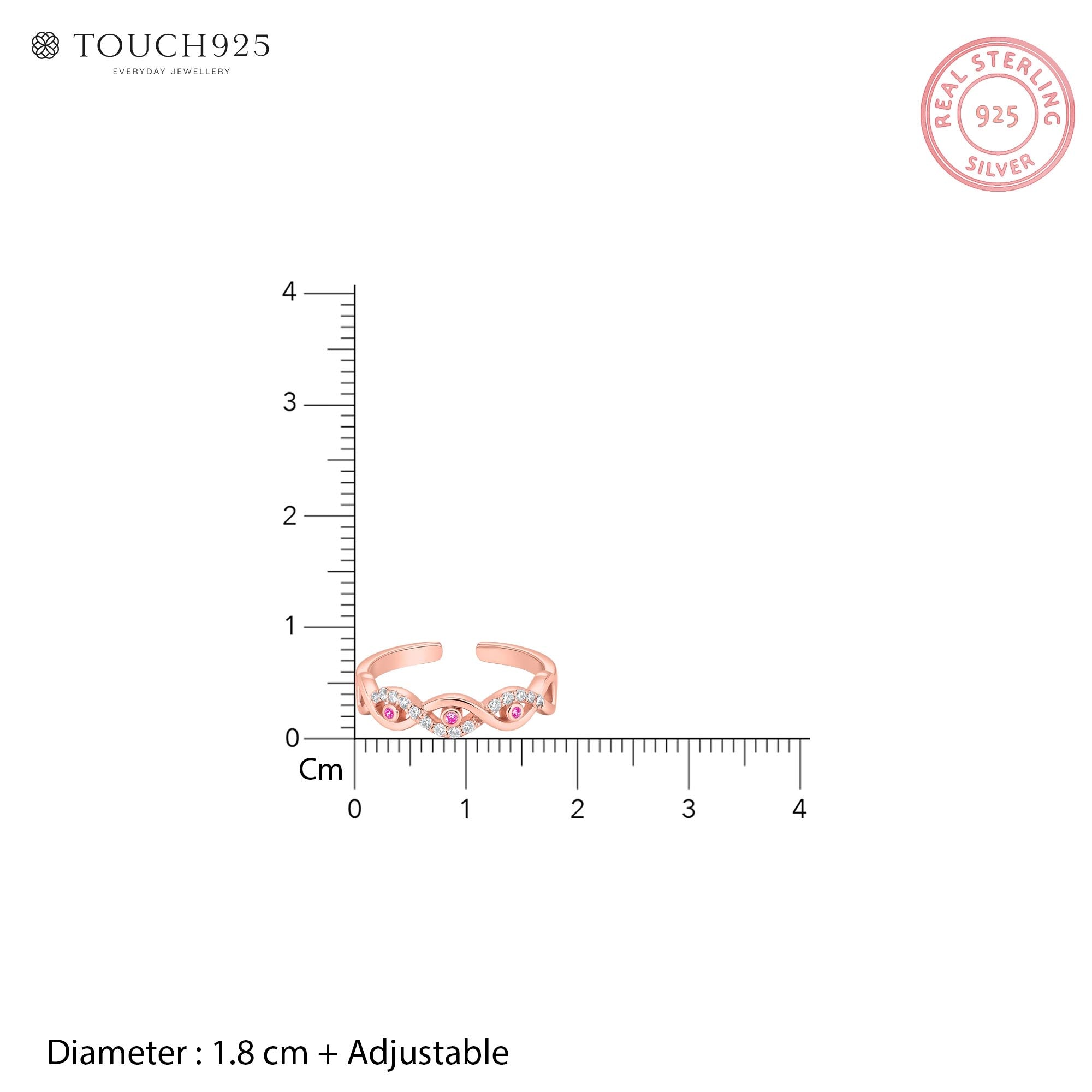 Elenza Silver Toe Ring