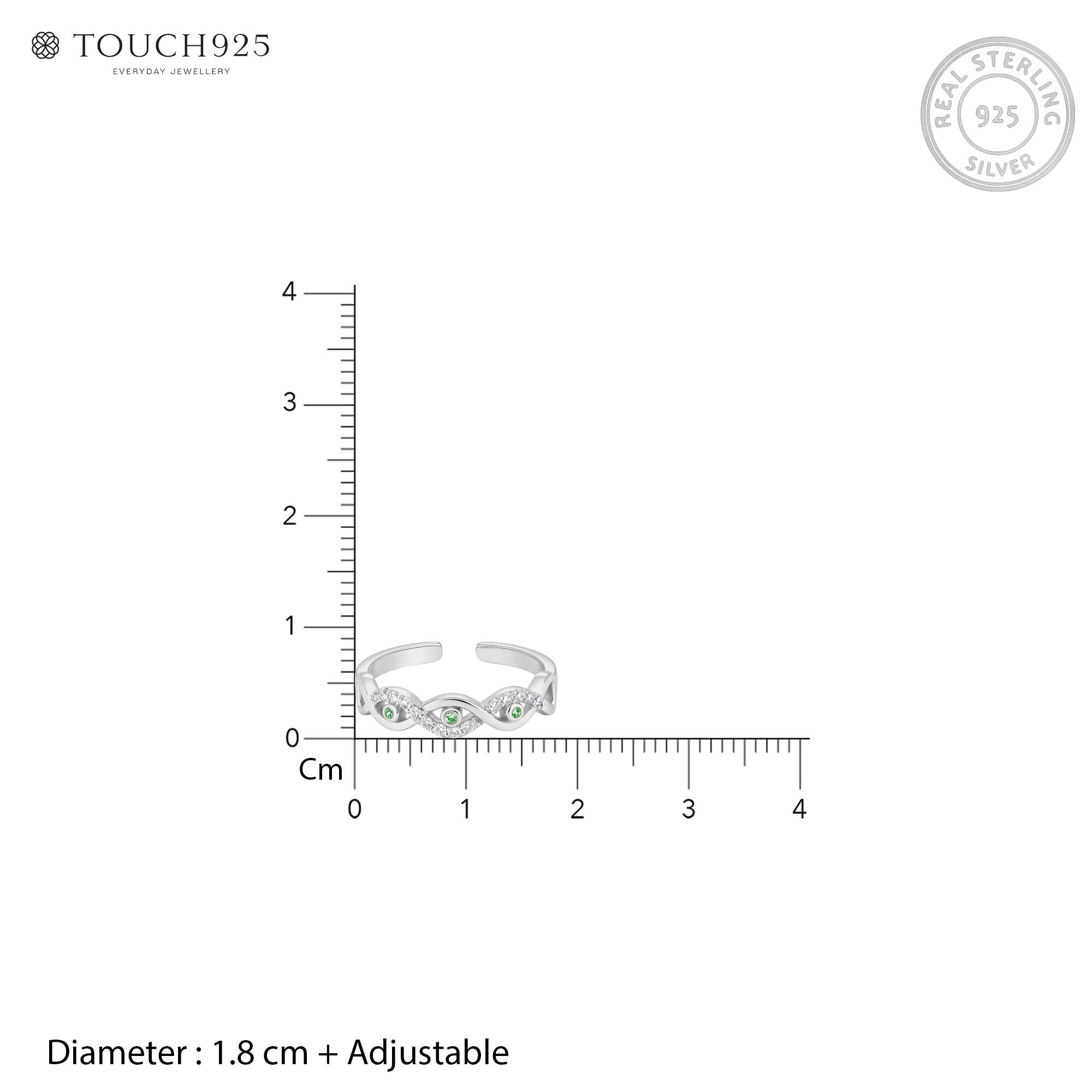 Elenza Silver Toe Ring