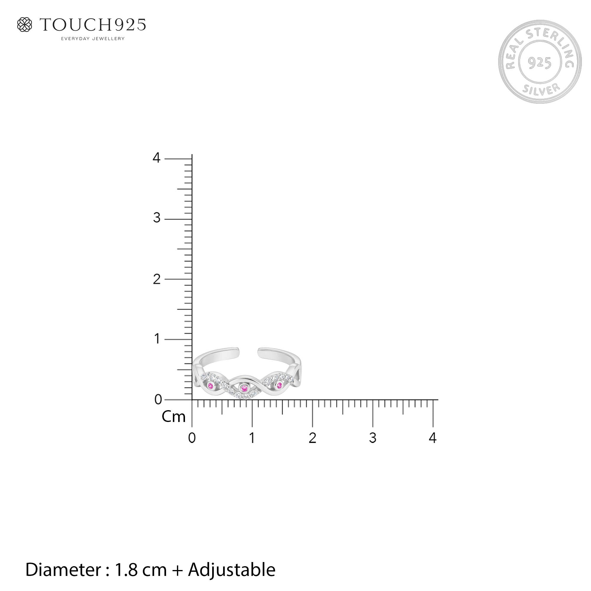 Elenza Silver Toe Ring