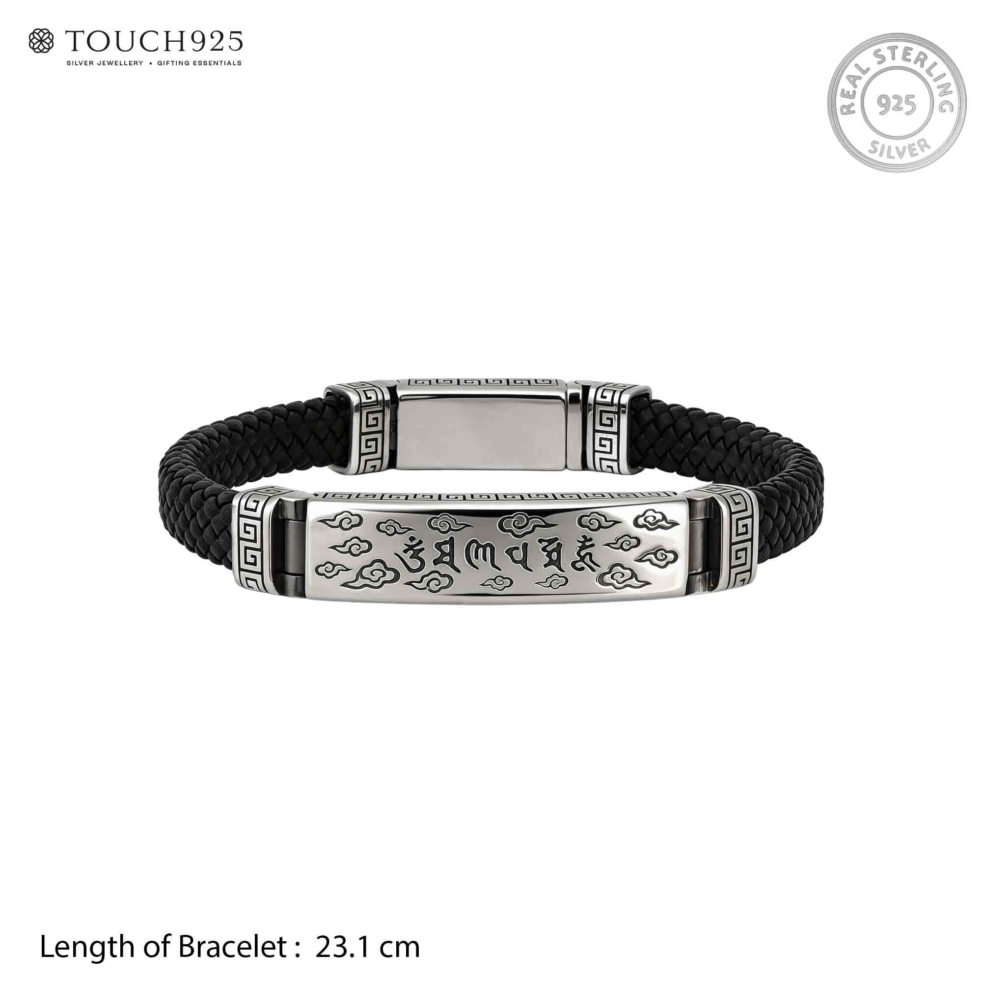 Mantra Braided Mens Kada