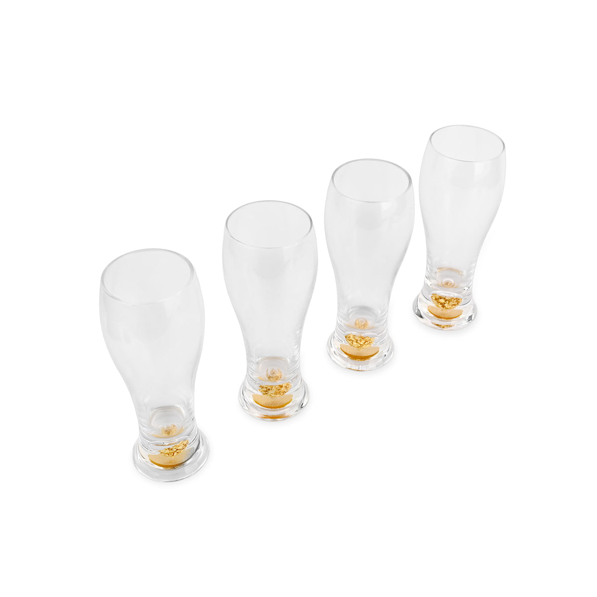 Gold Foiled Tall Glass Set