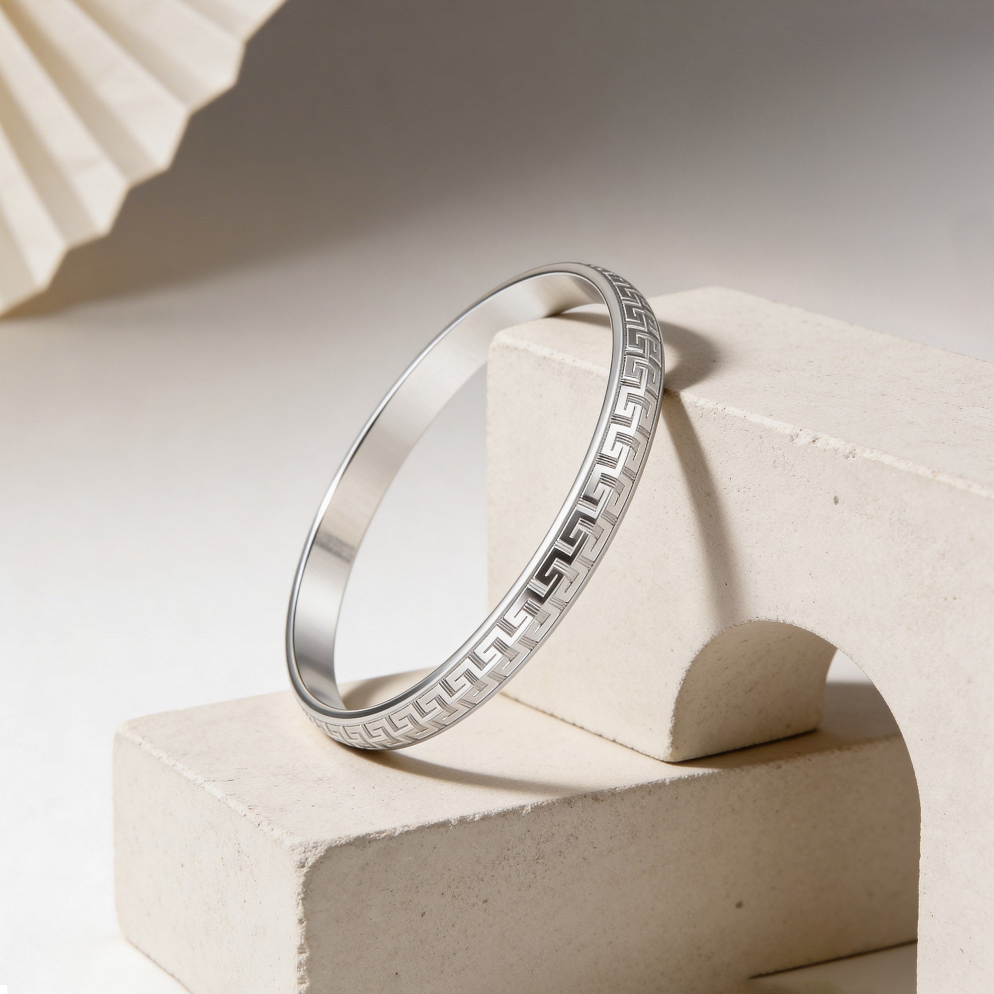 Greek Key Men's Kada