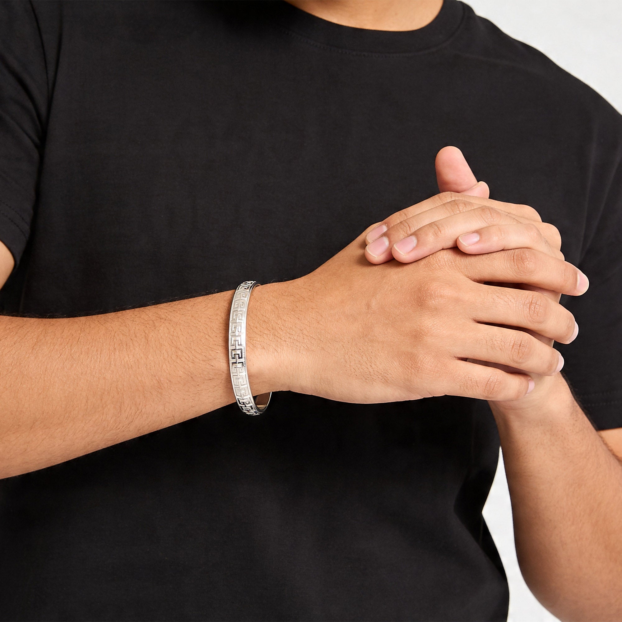 Greek Key Men's Kada