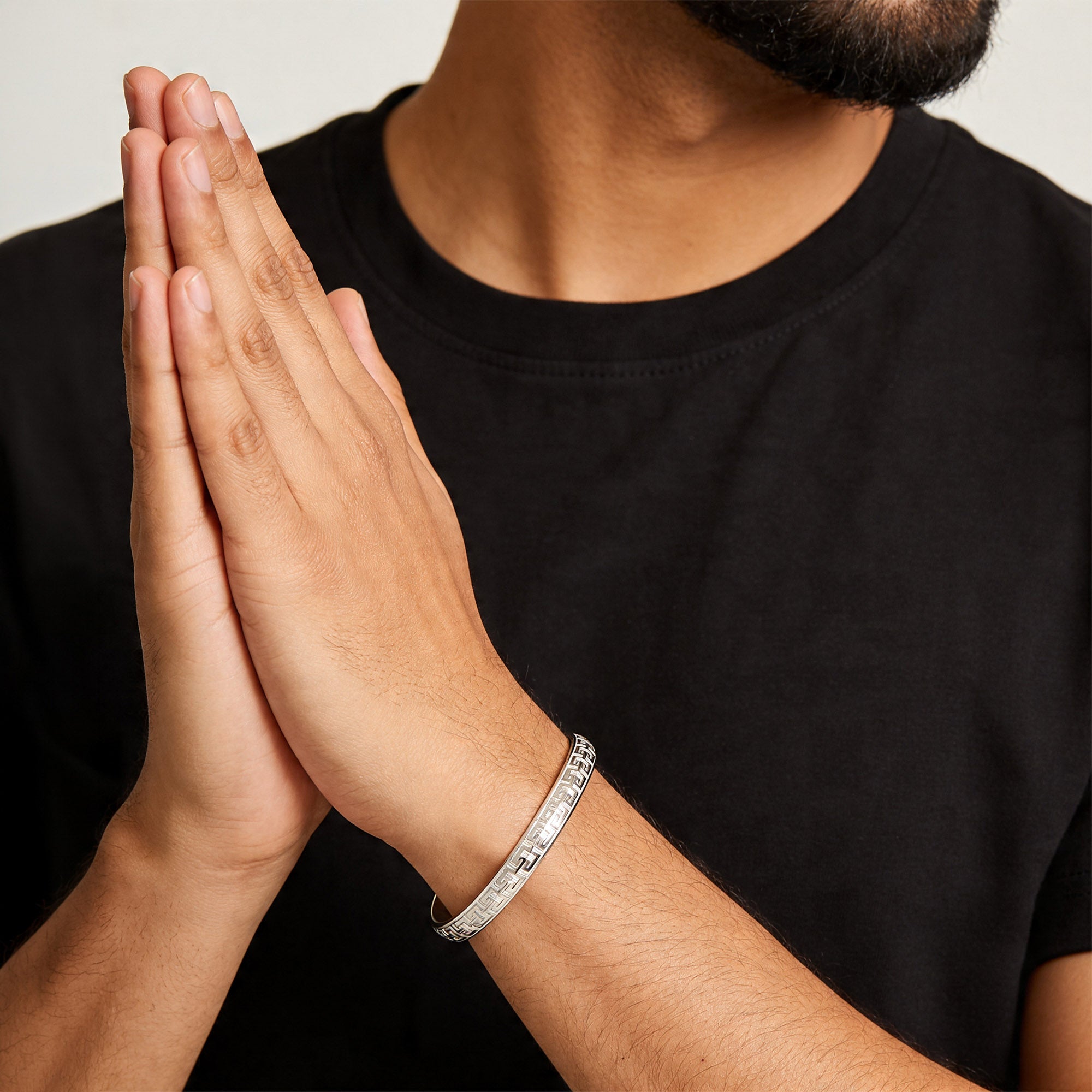 Greek Key Men's Kada