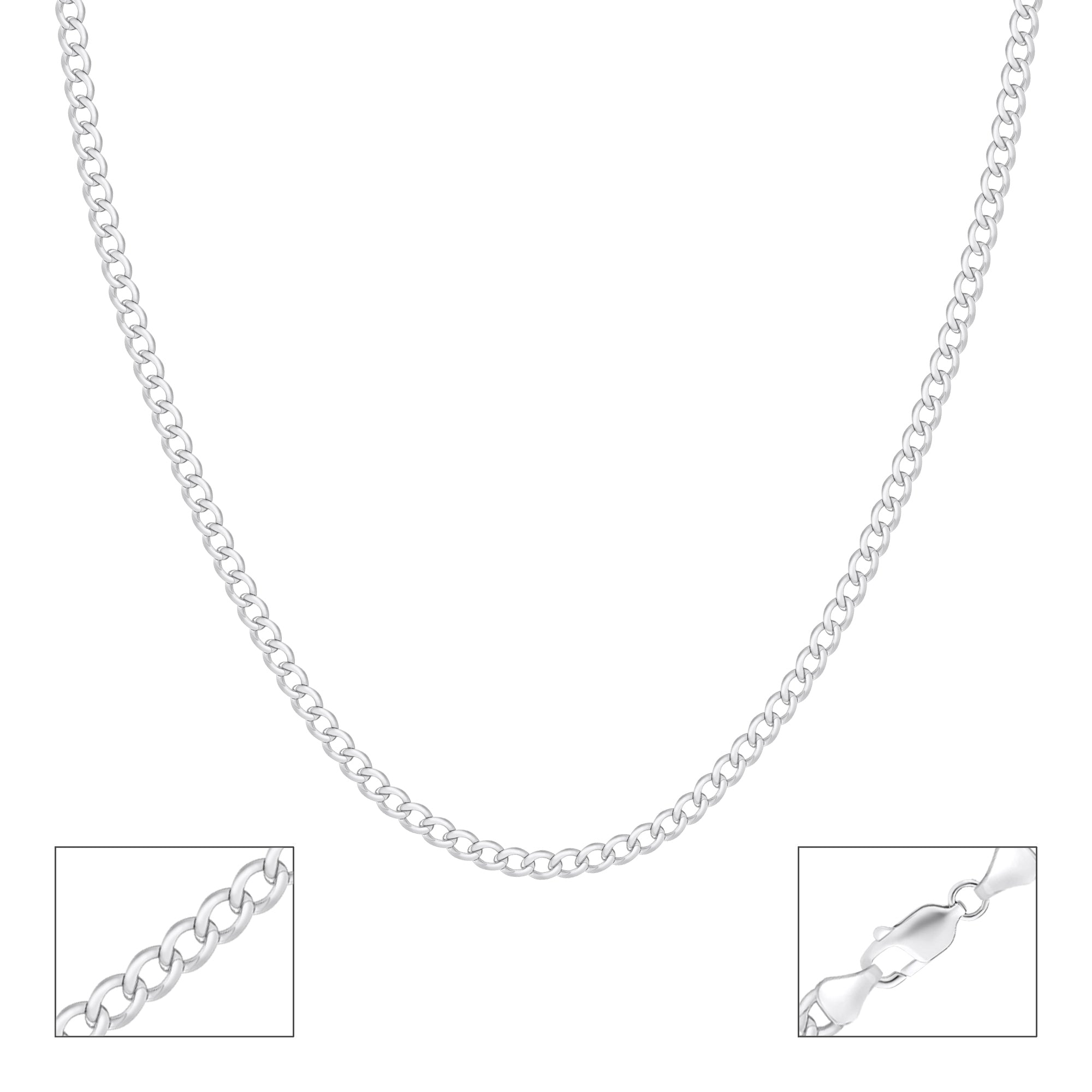 Classic Curb Silver Chain