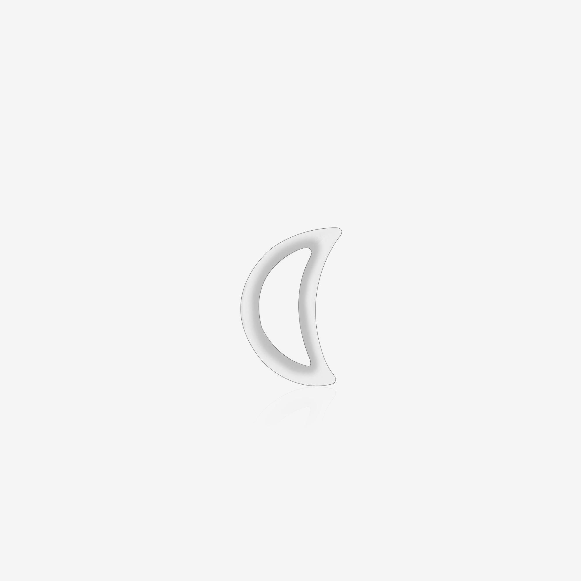Crescent Charm Nose Pin
