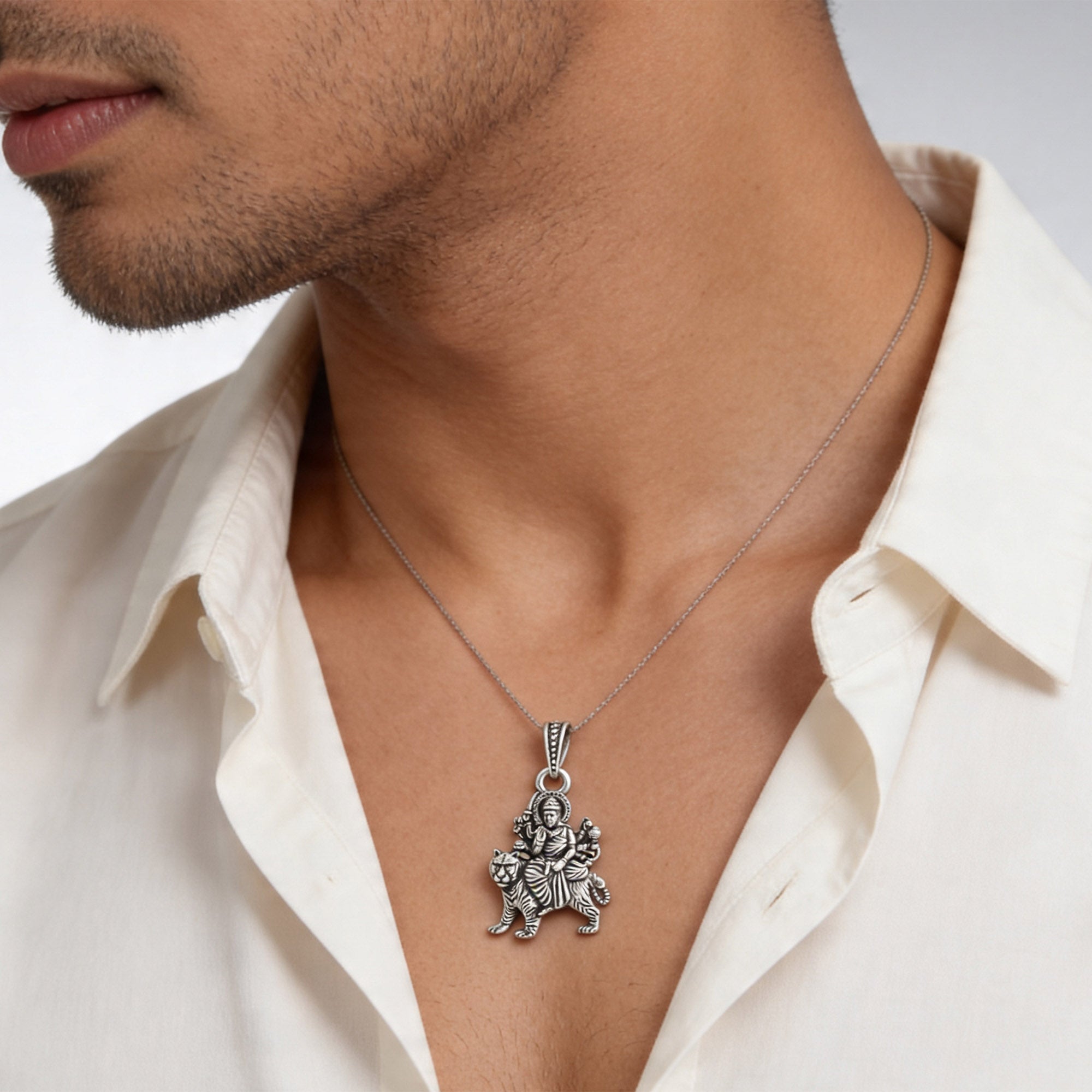 Durga Maa Tiger Pendant
