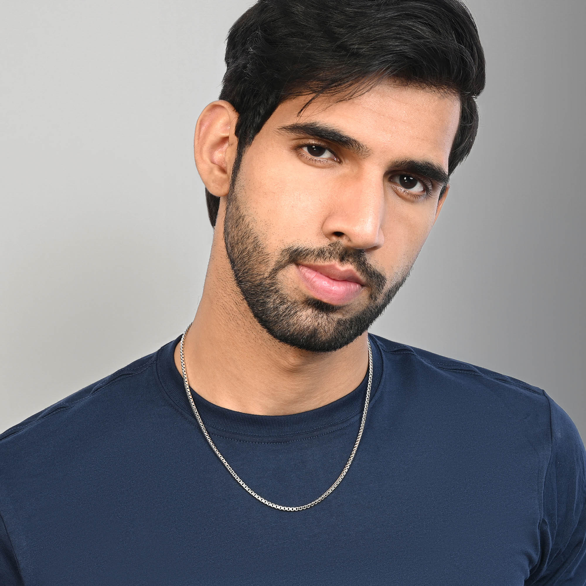 Box Link Silver Chain