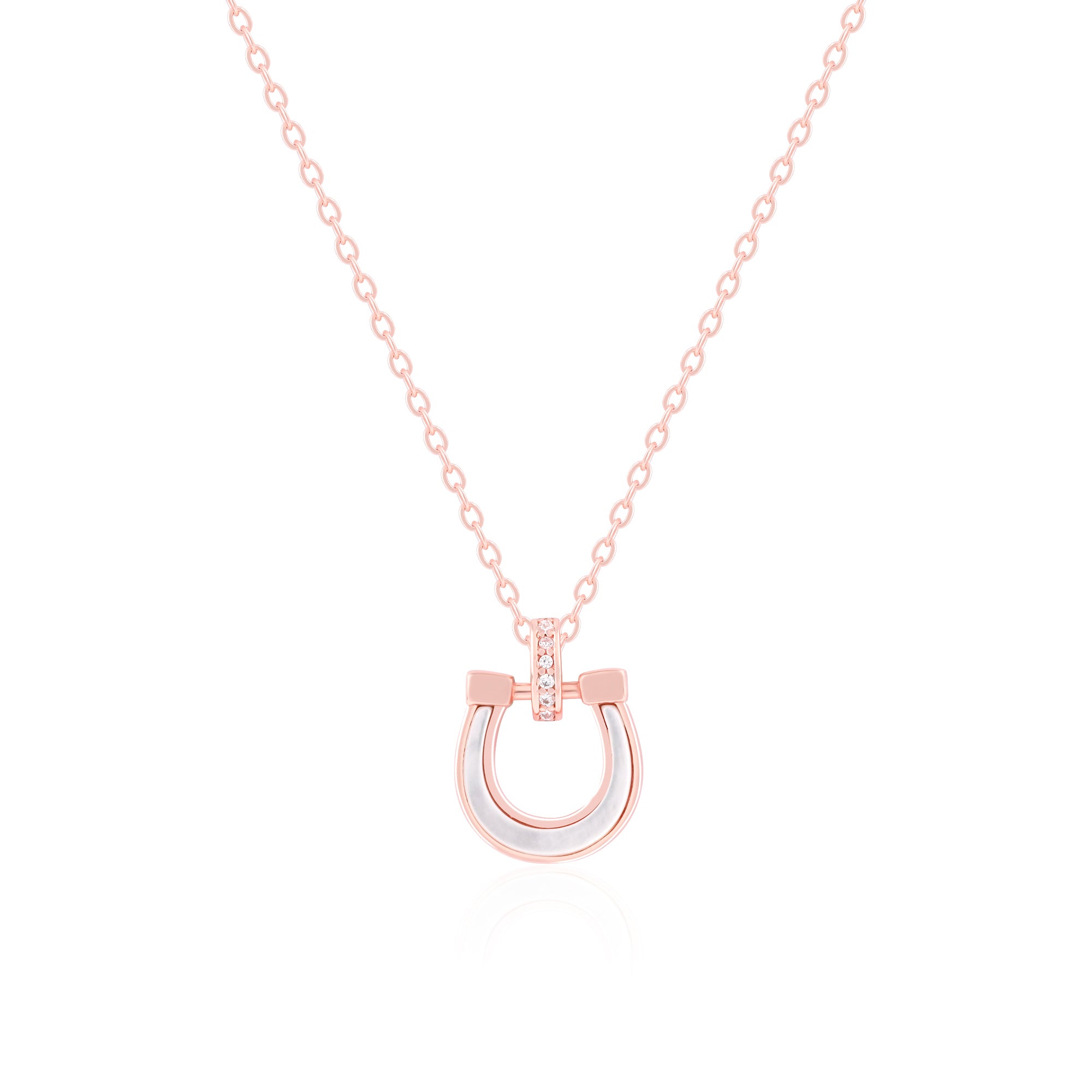 Horseshoe Pendant Necklace
