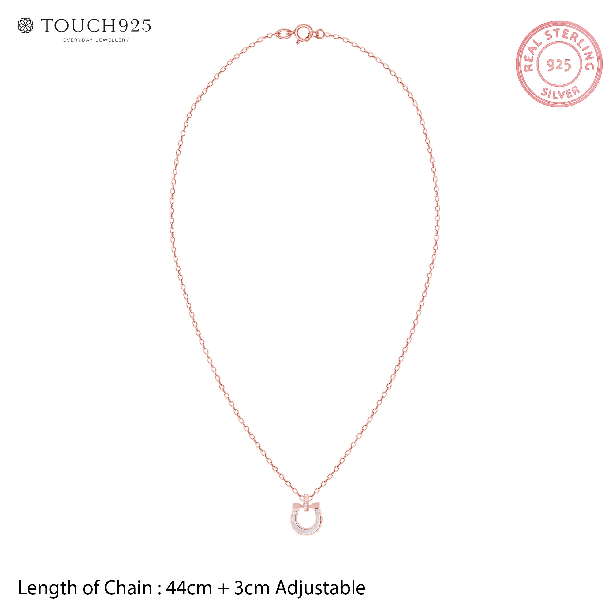 Horseshoe Pendant Necklace