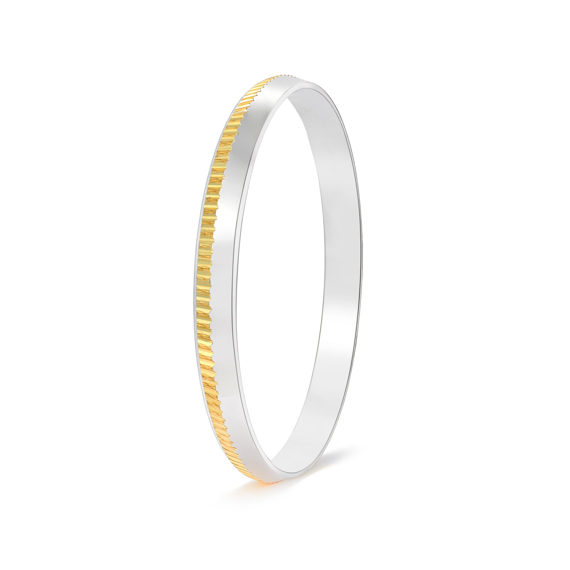 Dual-Tone Fluted Men Kada