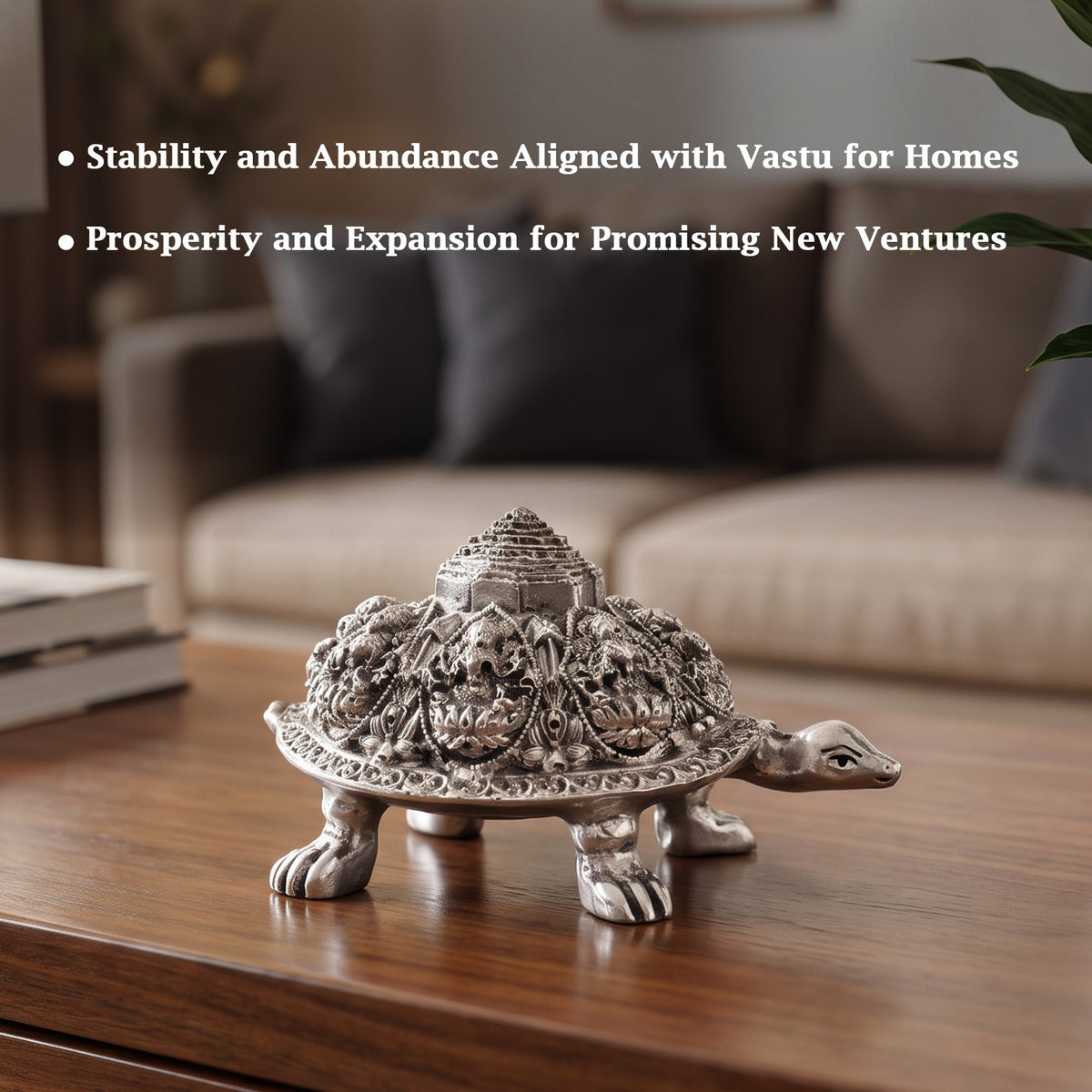 999 Silver Plated Ashtalakshmi Tortoise