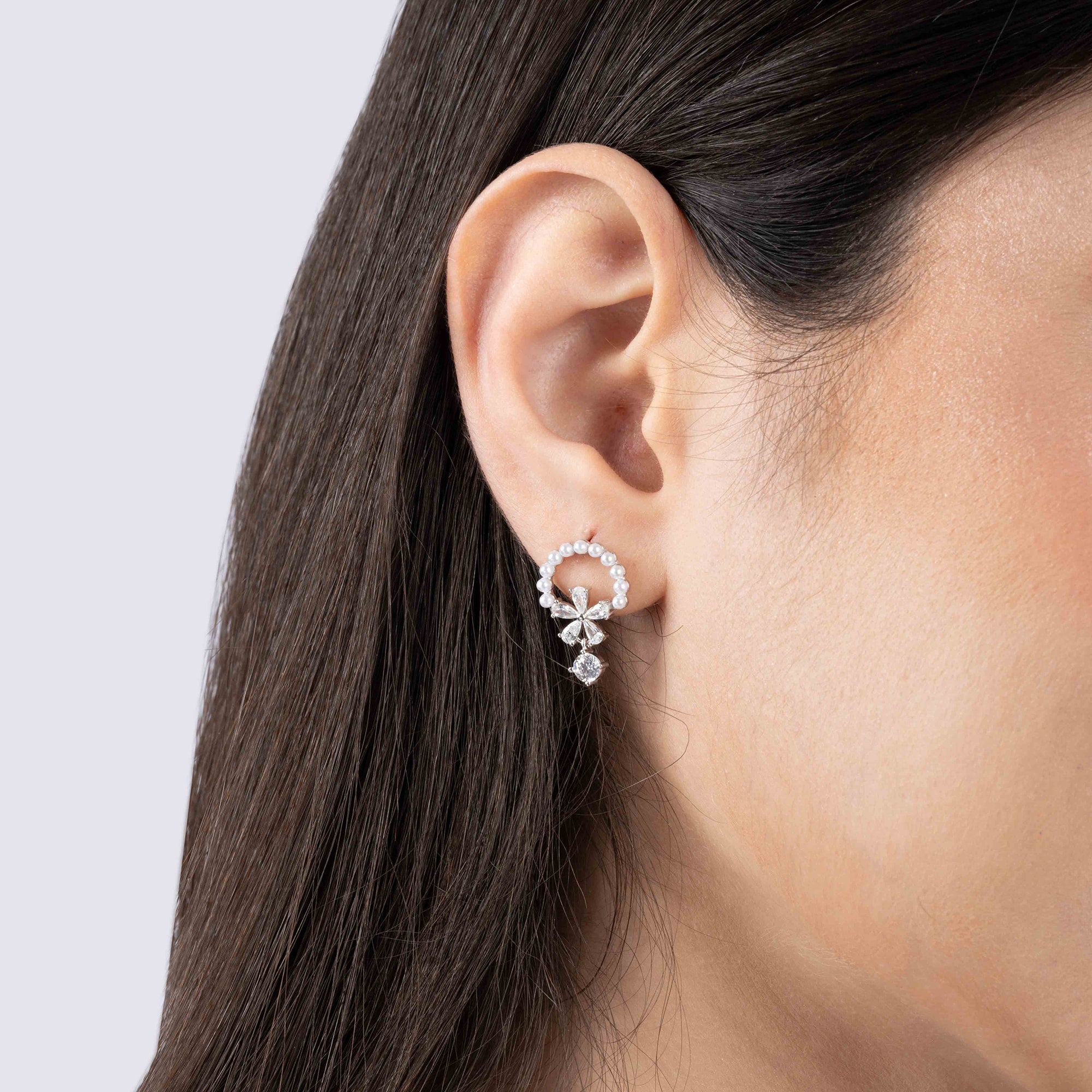 silver earrings for women