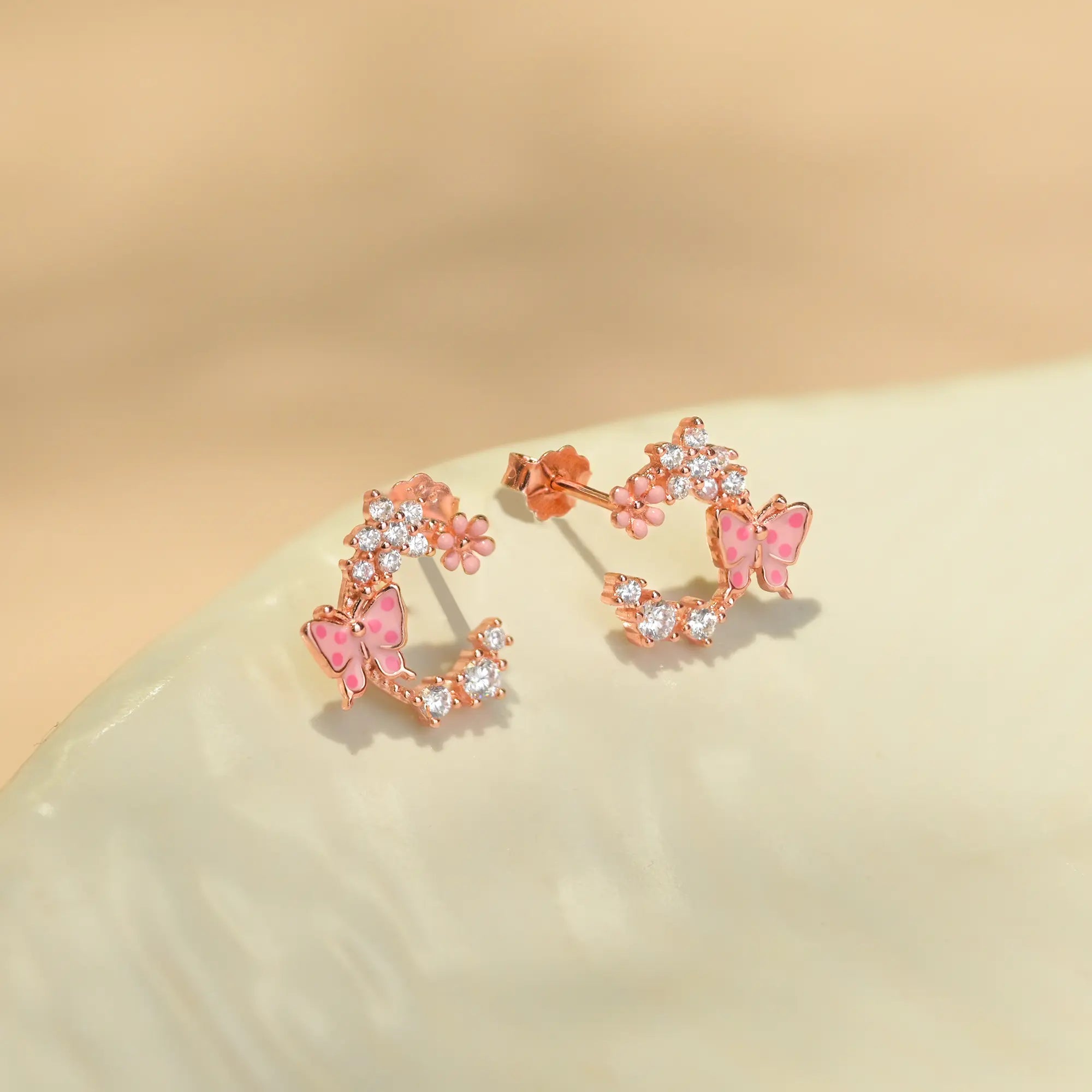 silver earring studs