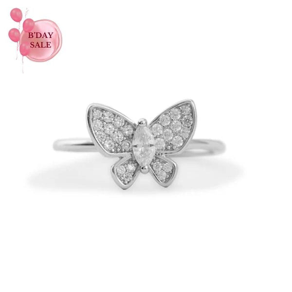 Butterfly Serenity Silver Ring - Touch925