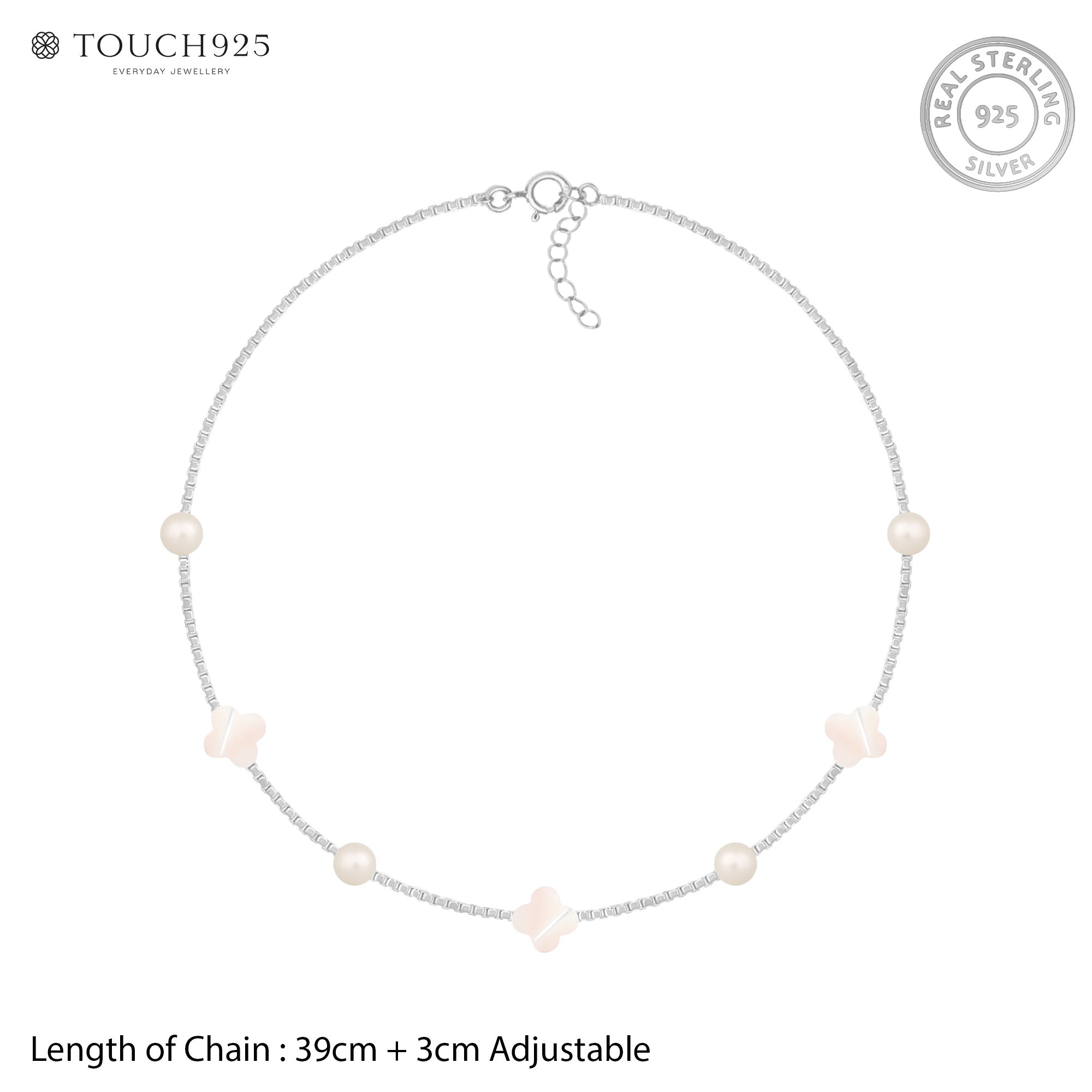 Flowers & Pearls Necklace