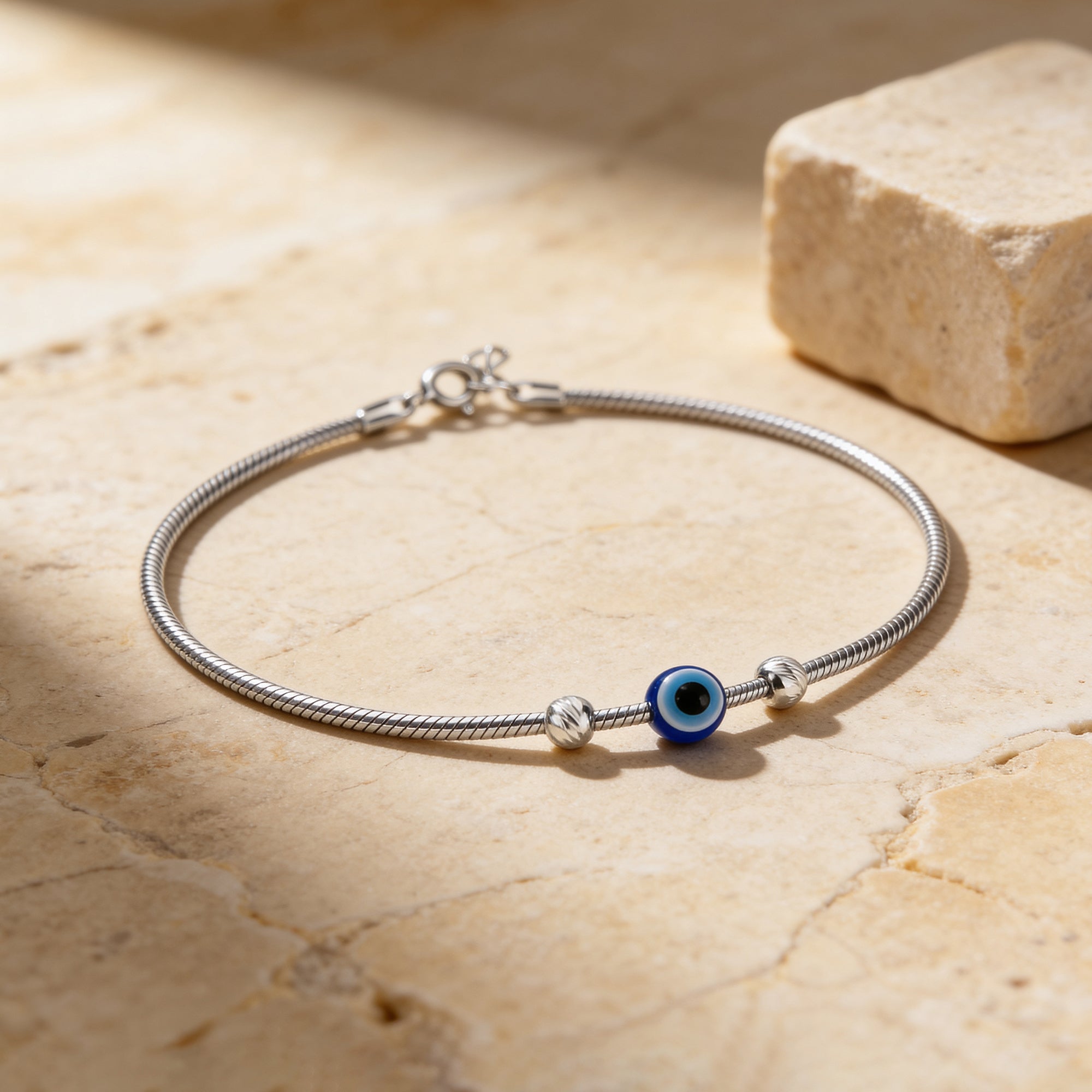 Cobalt Charm Anklet