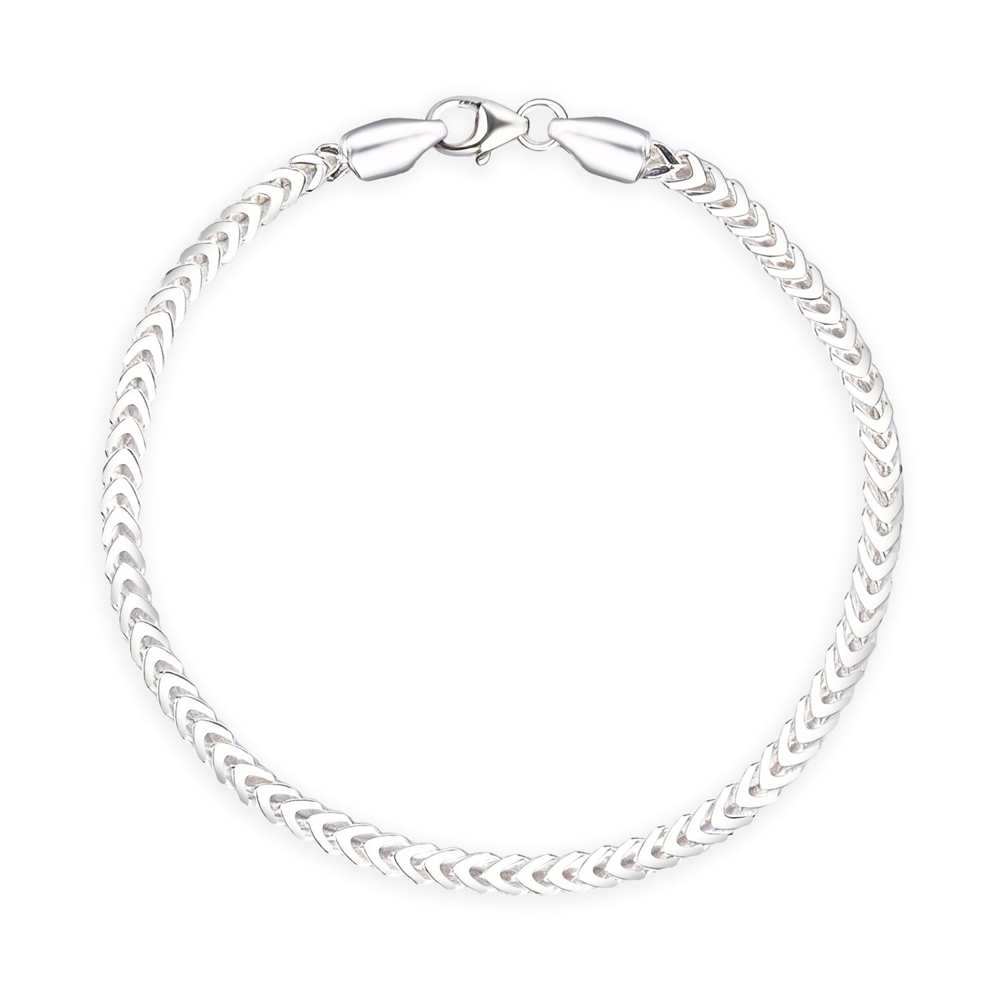 925 Silver Men's Link Chain Bracelet - Touch925 Silver Jewellery