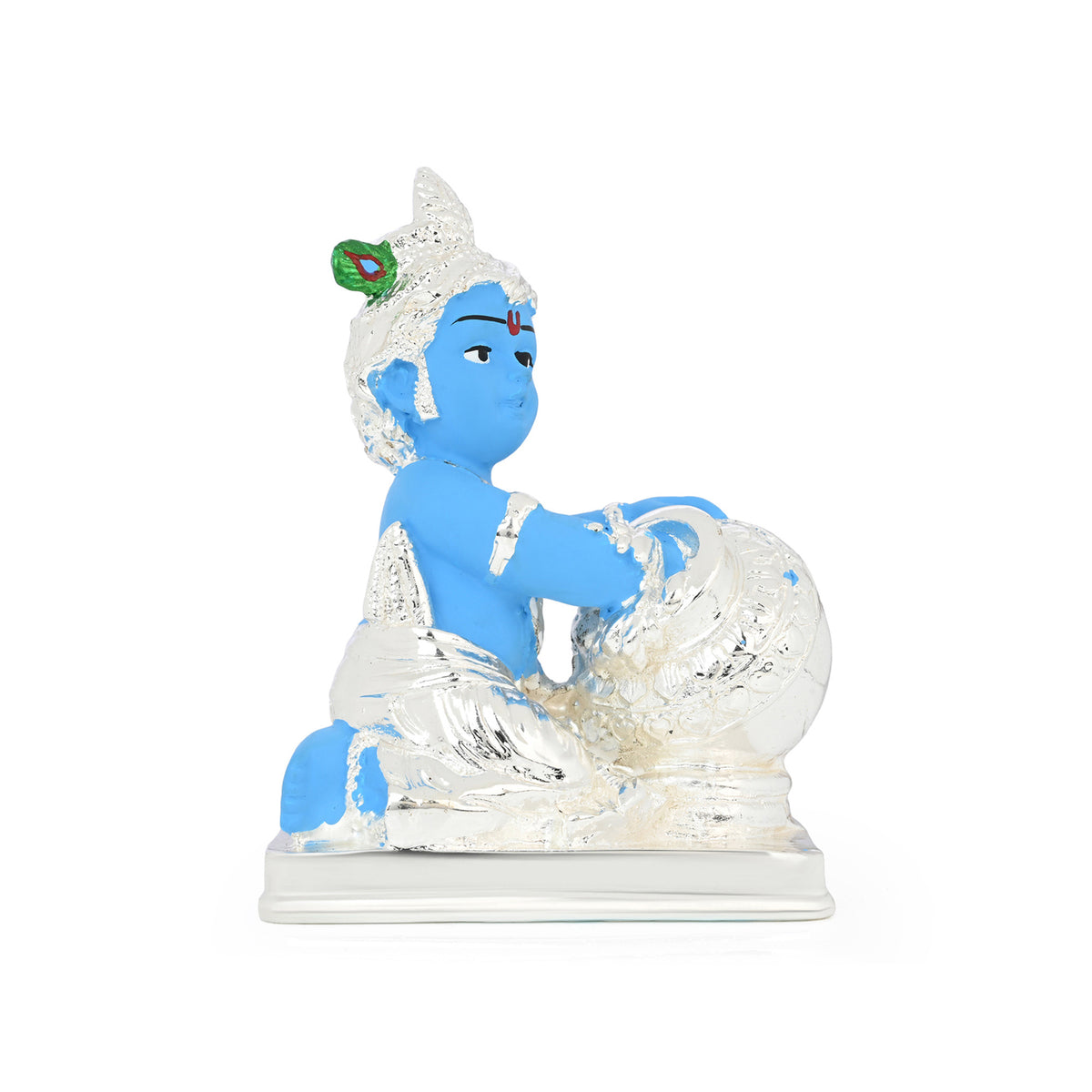 999 Silver Plated Bal Gopal Idol