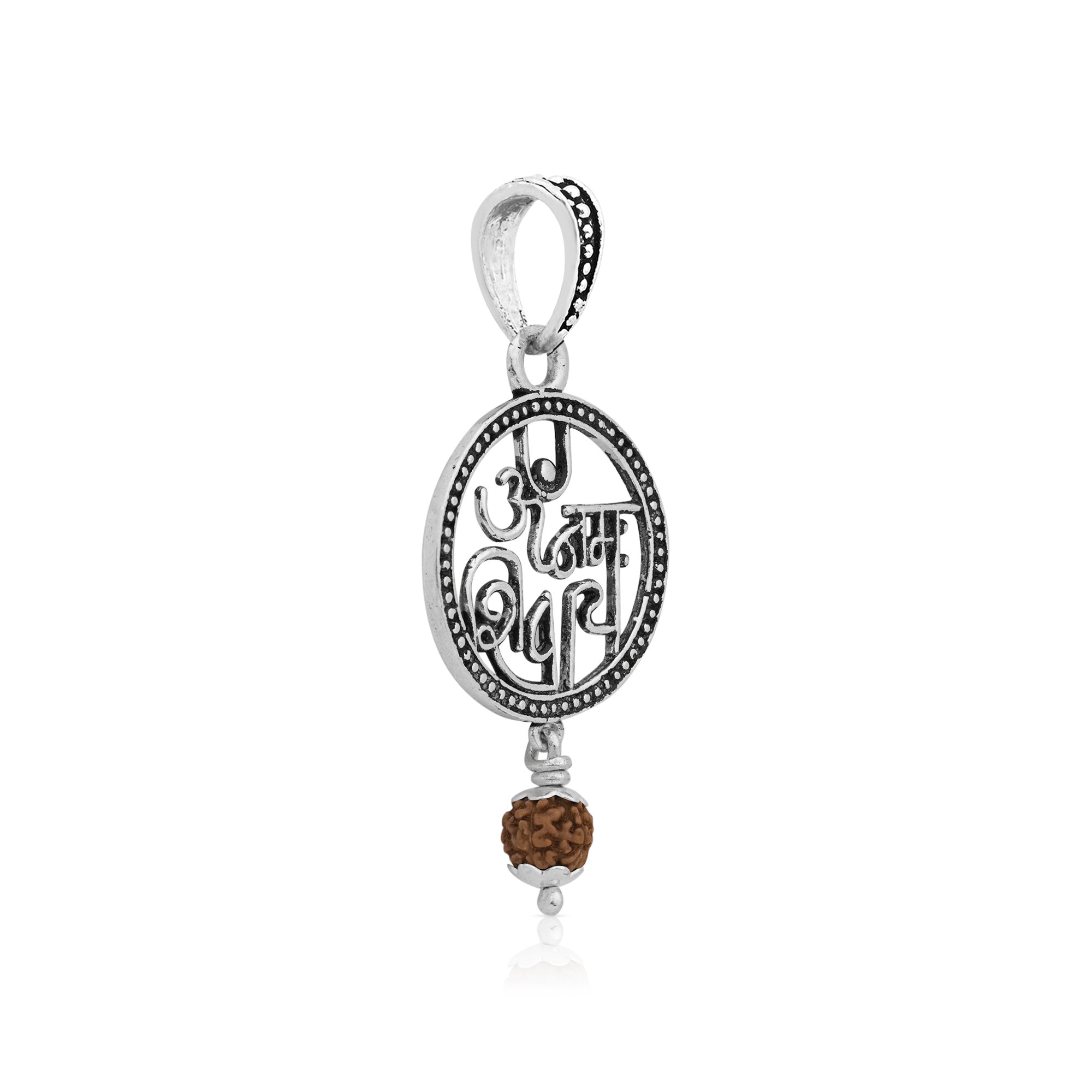 Om Namah Shivaya Silver Pendant