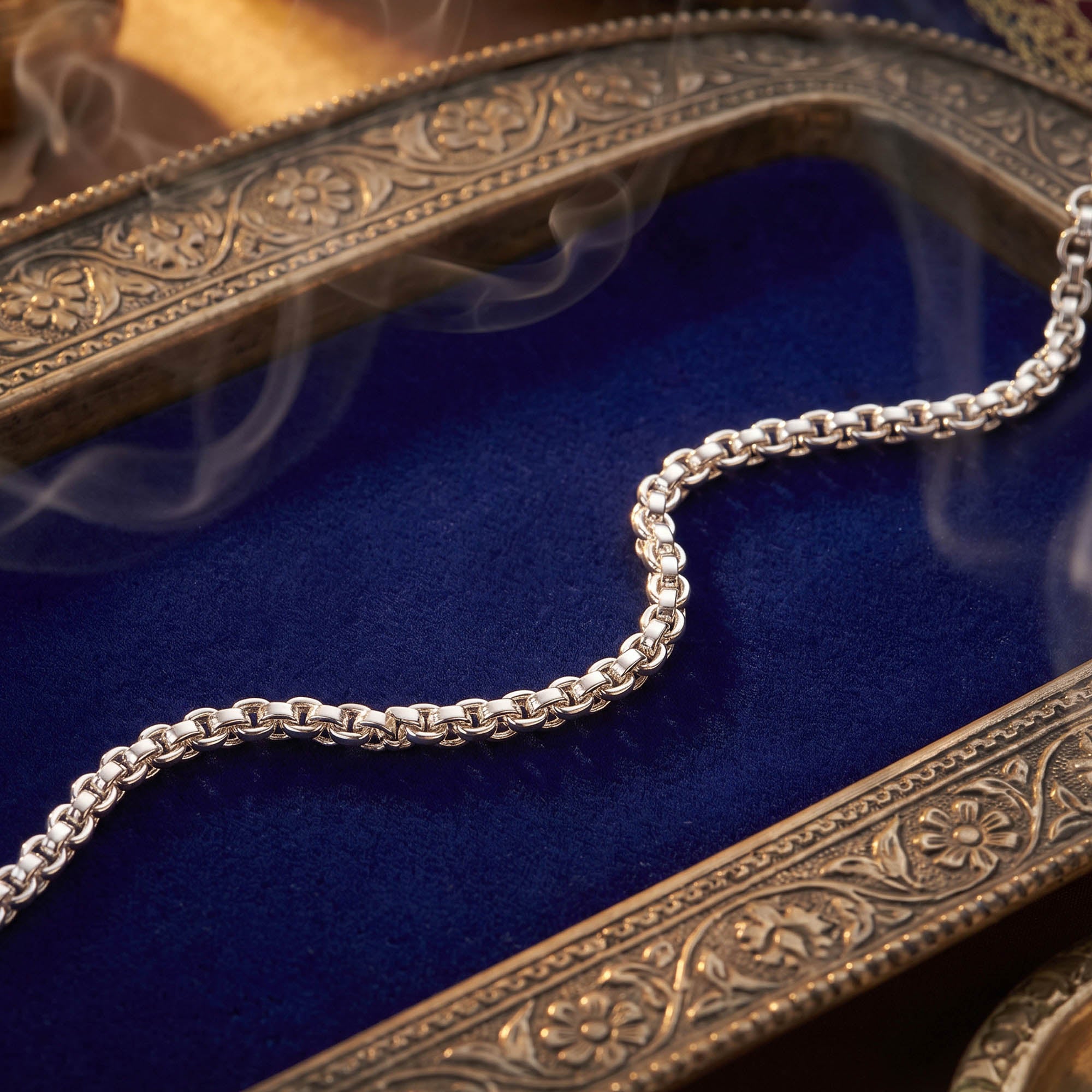 Silver Unbreakable Forever Rakhi