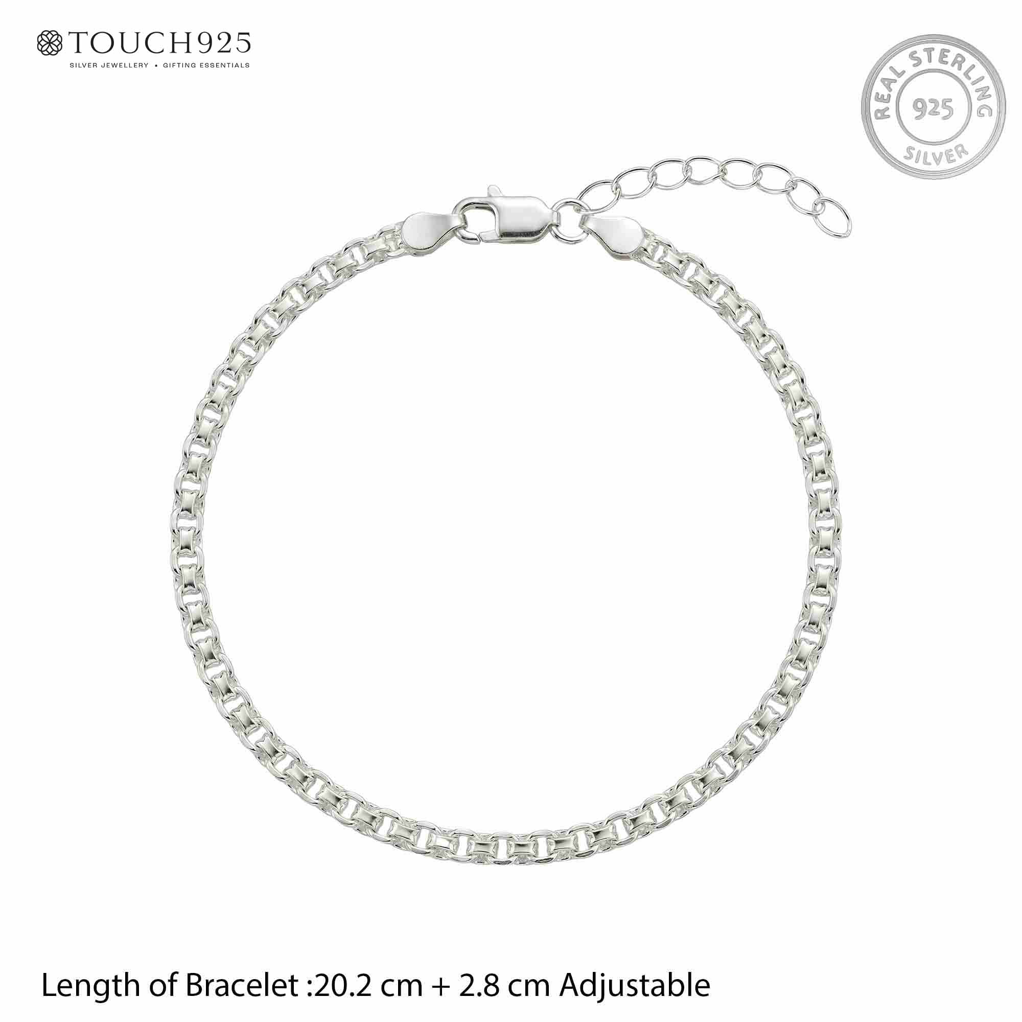 Silver Unbreakable Forever Rakhi