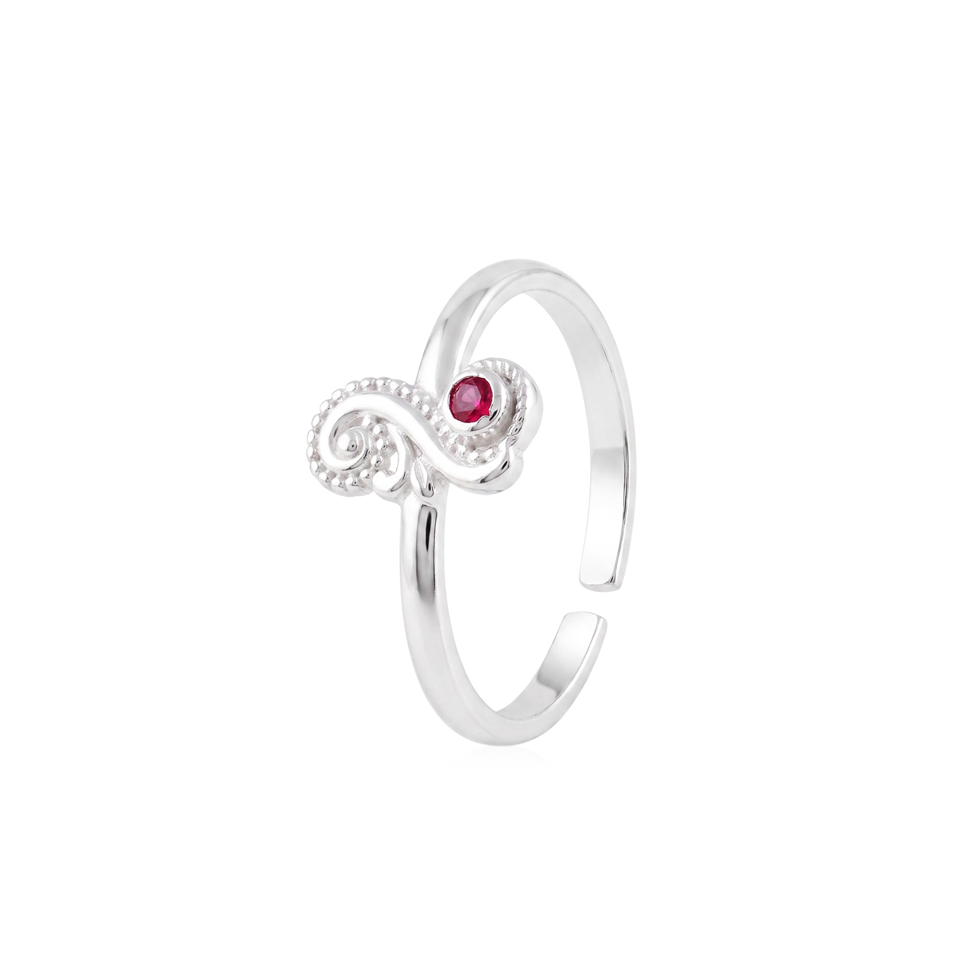 Paisley Swirl Toe Ring