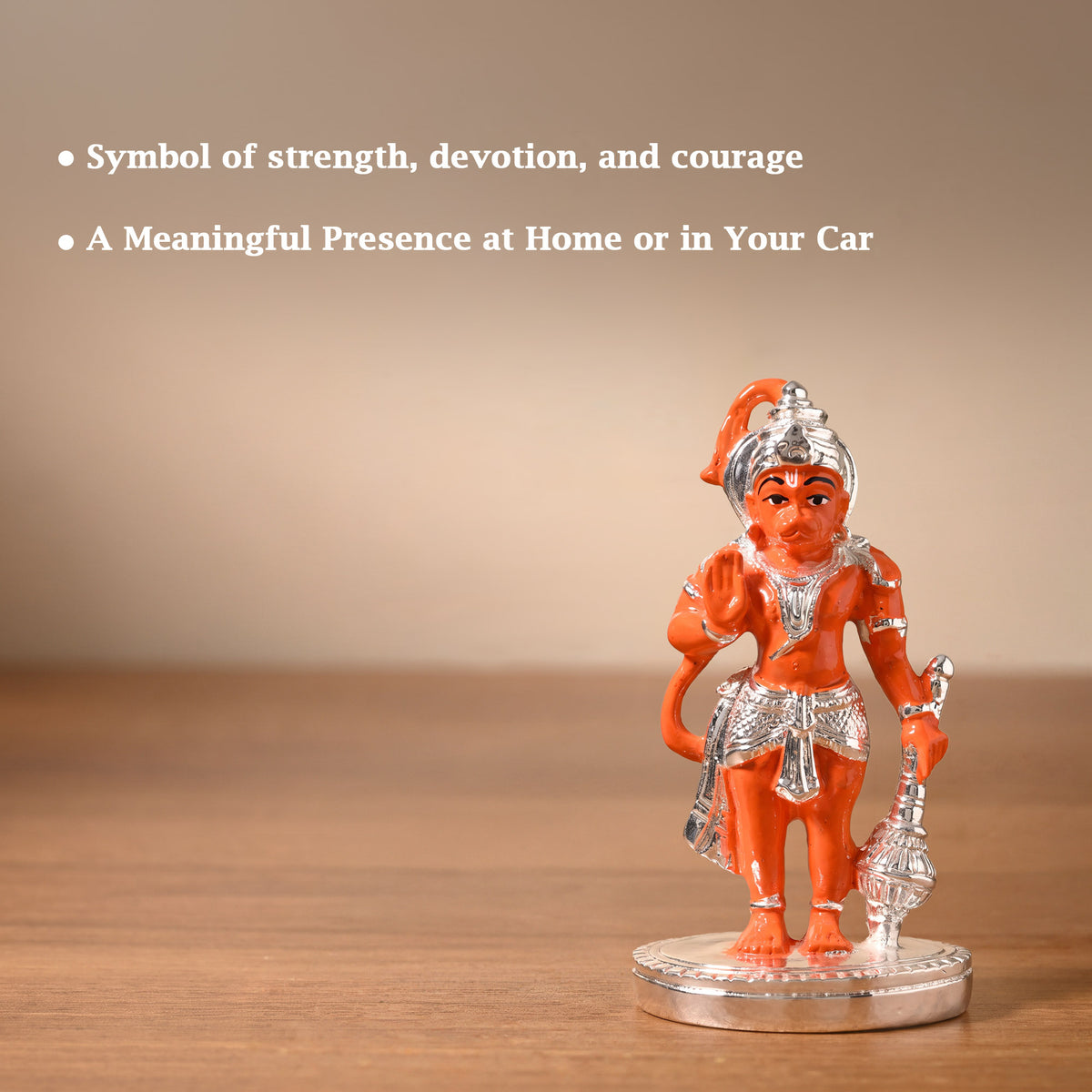 999 Silver Plated Hanuman Ji Idol